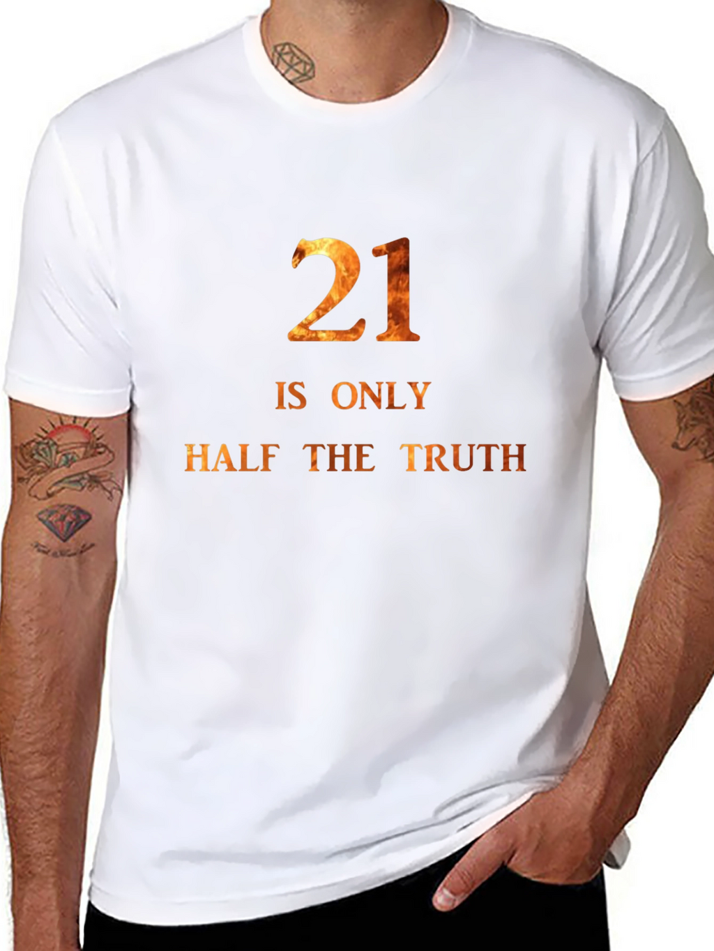Fiery 21 Half The Truth Graphic Tee
