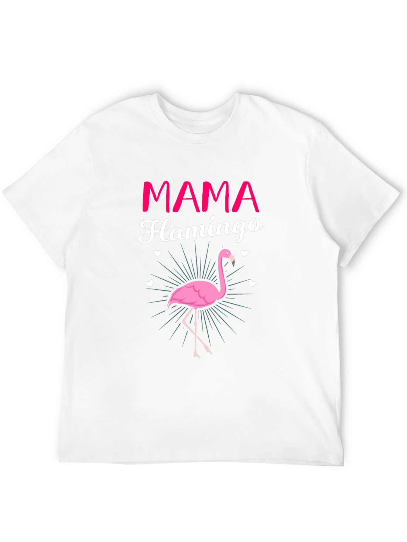 Mama Flamingo Graphic Tee - Womens Fun T-Shirt