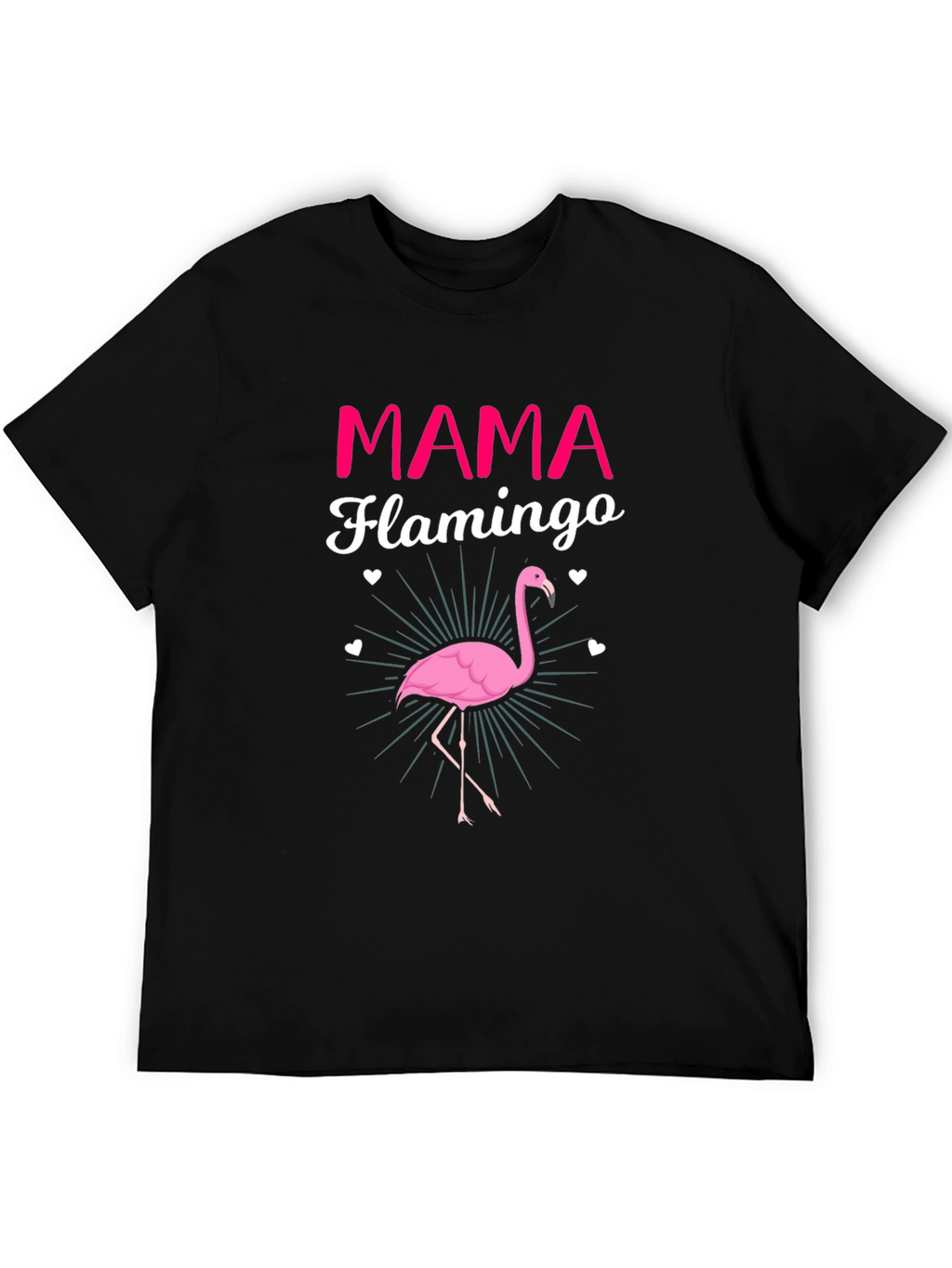 Mama Flamingo Graphic Tee - Womens Fun T-Shirt
