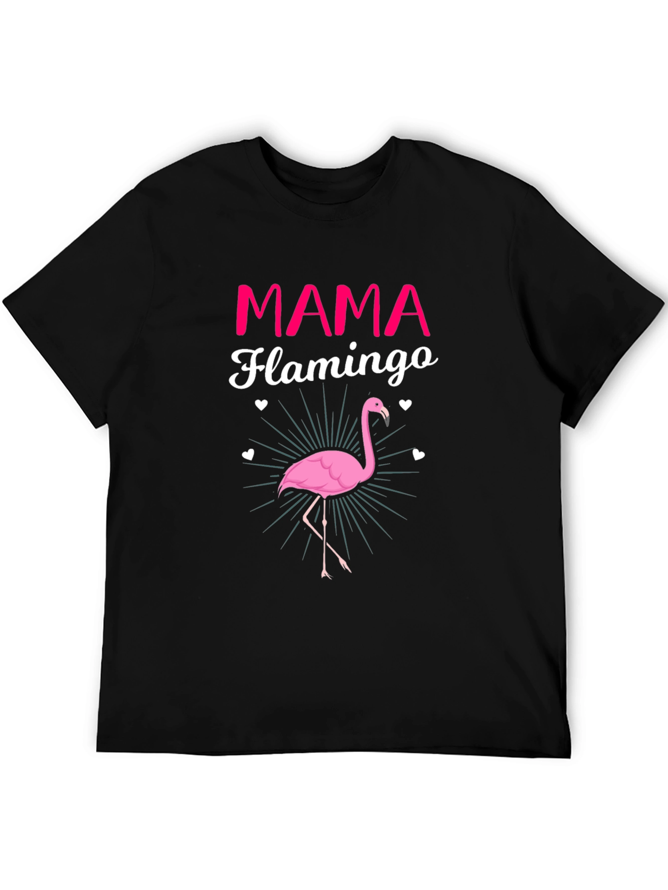 Mama Flamingo Graphic Tee - Womens Fun T-Shirt