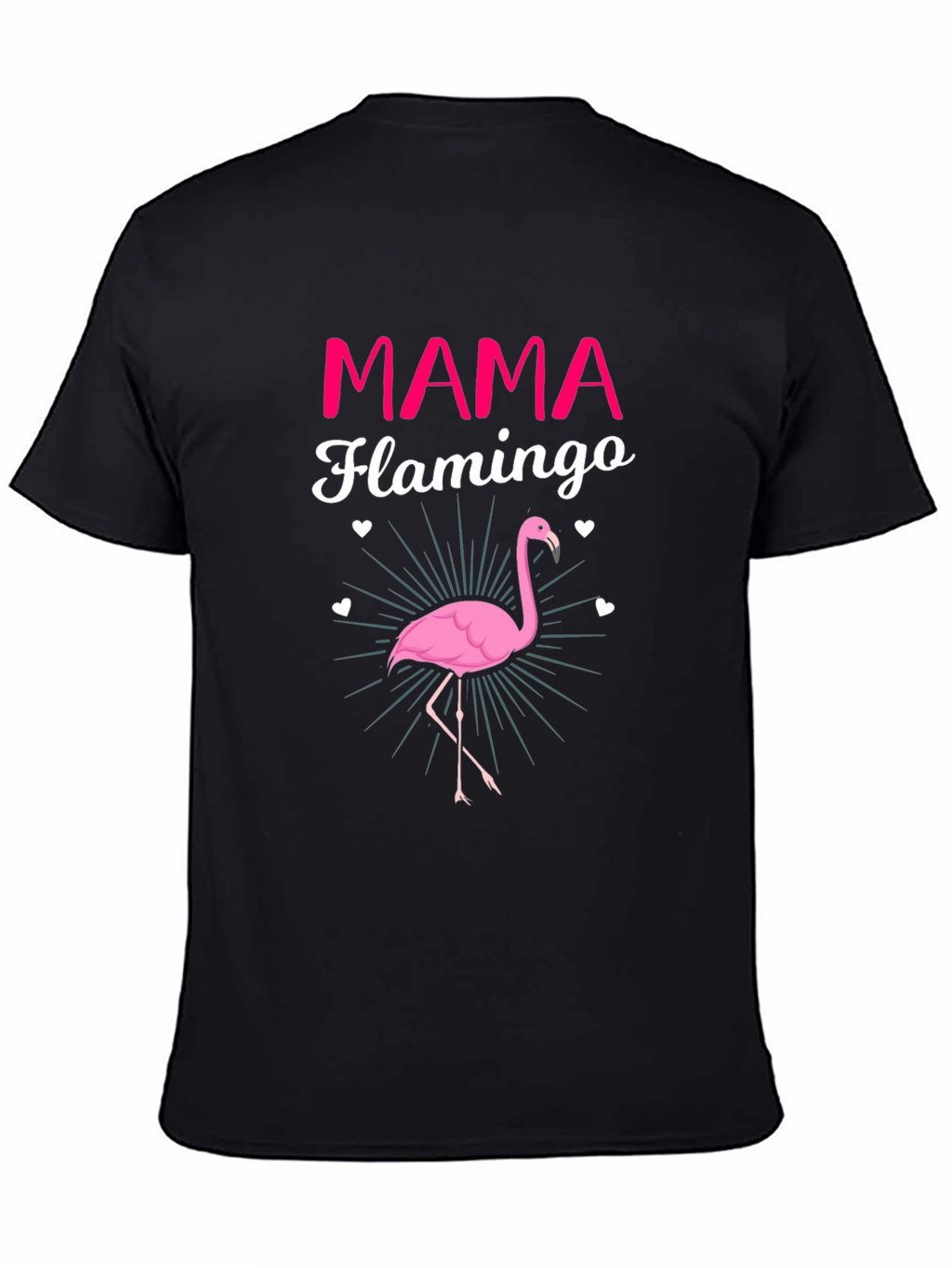 Mama Flamingo Graphic Tee - Womens Fun T-Shirt