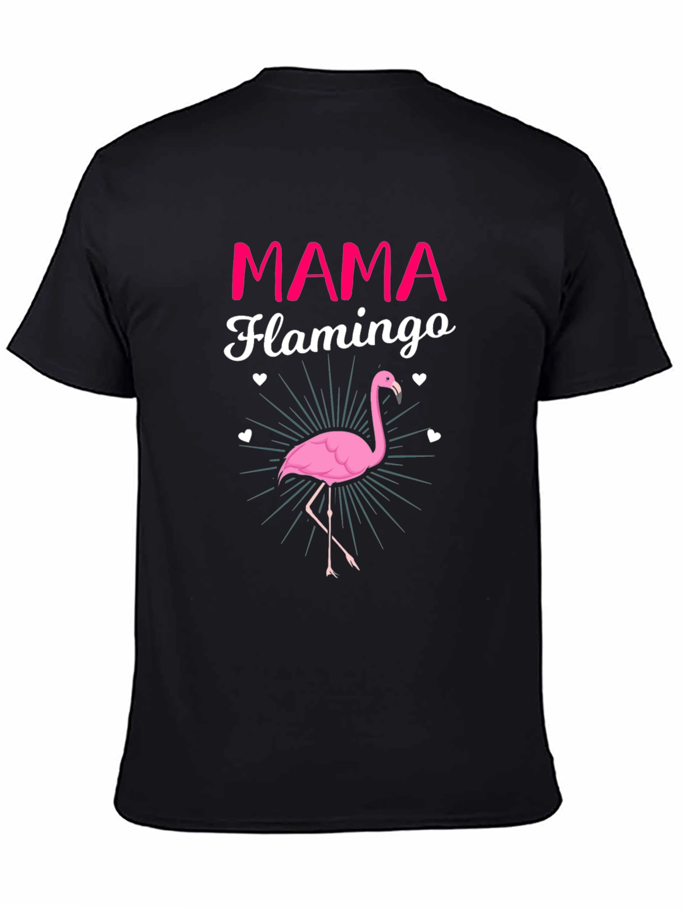 Mama Flamingo Graphic Tee - Womens Fun T-Shirt