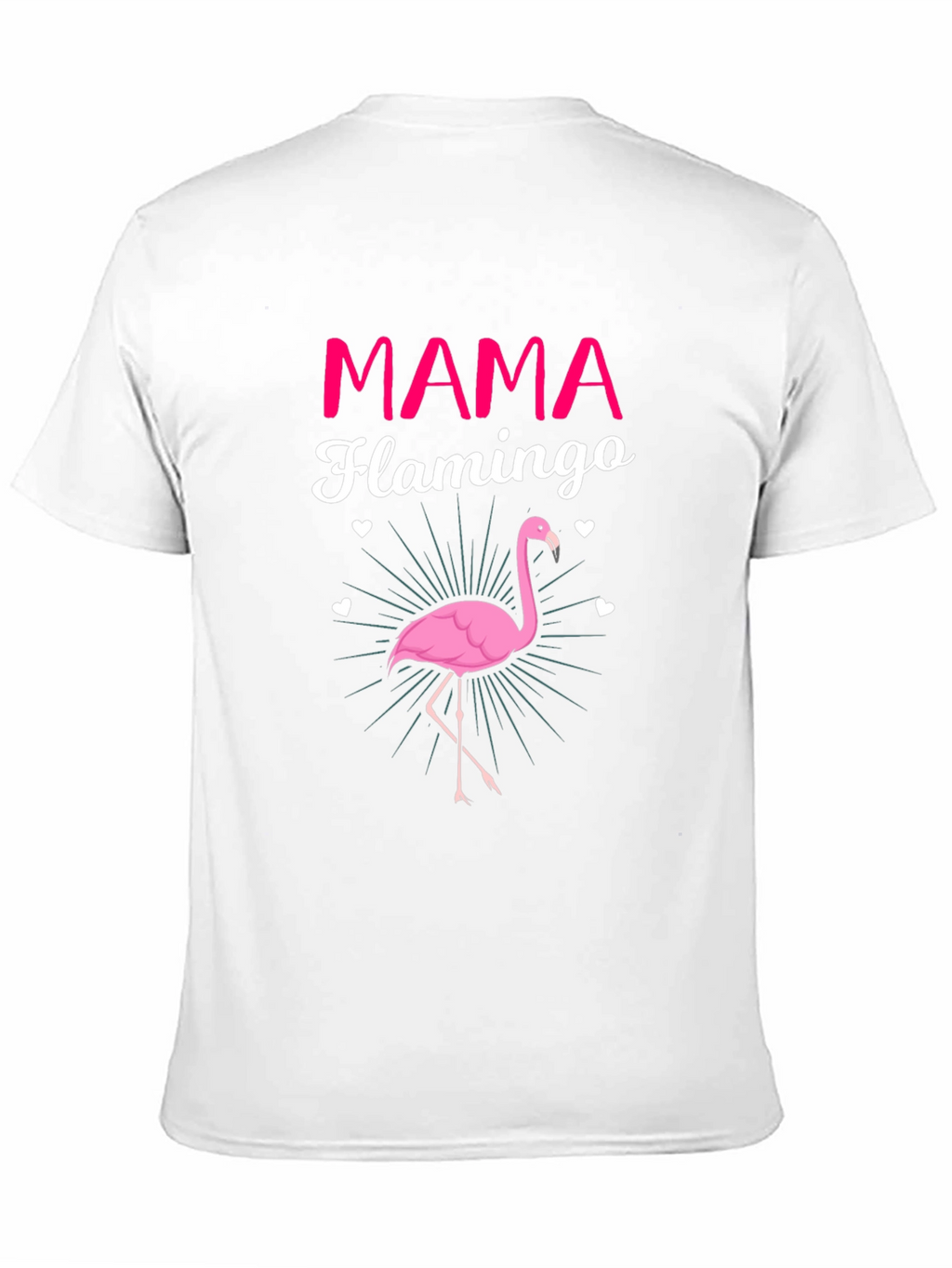 Mama Flamingo Graphic Tee - Womens Fun T-Shirt