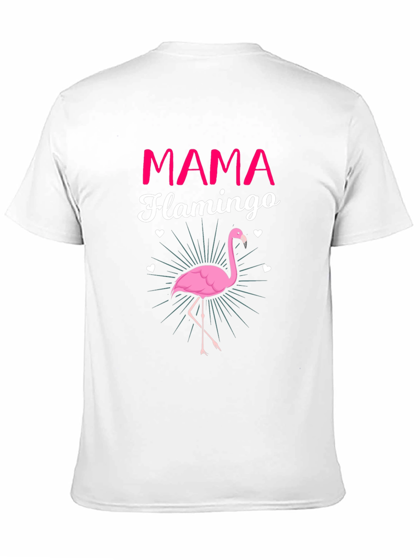 Mama Flamingo Graphic Tee - Womens Fun T-Shirt