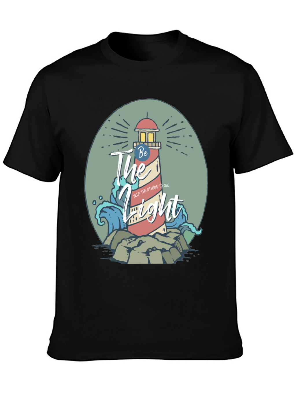 Be The Light Lighthouse Graphic Tee