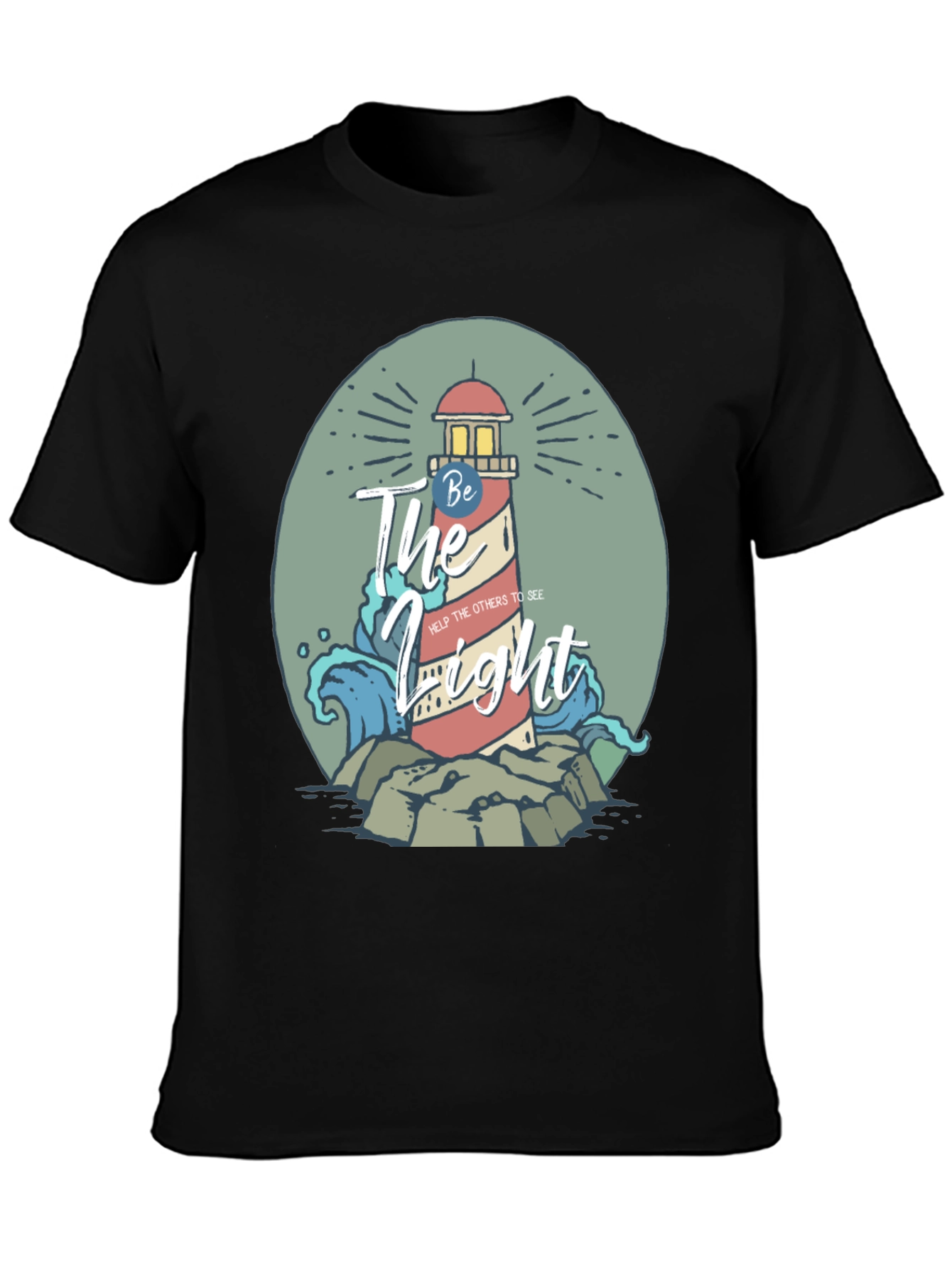 Be The Light Lighthouse Graphic Tee