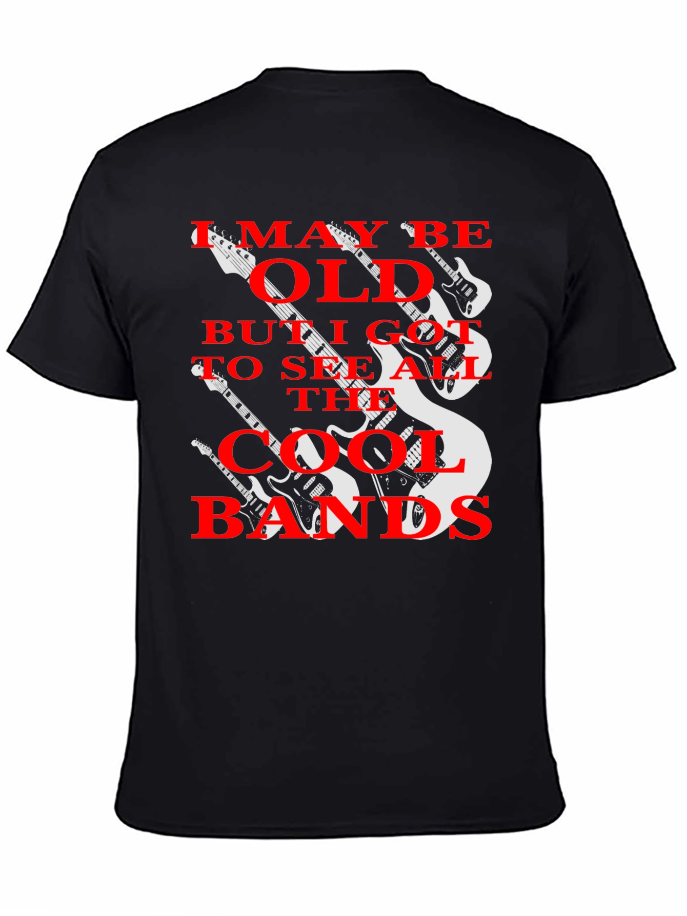Cool Bands Graphic Tee - I May Be Old T-Shirt