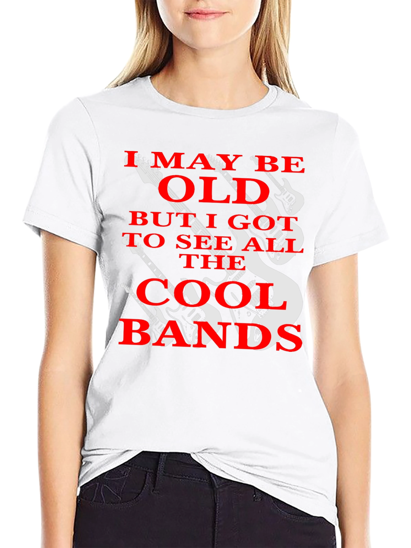 Cool Bands Graphic Tee - I May Be Old T-Shirt