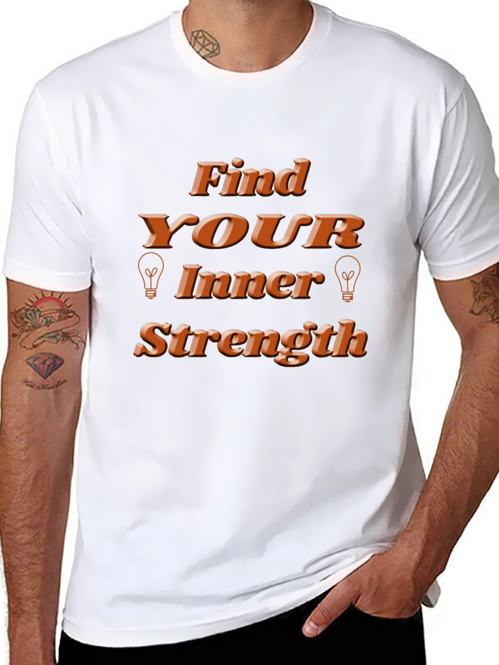 Find Your Inner Strength T-Shirt - Motivational Design