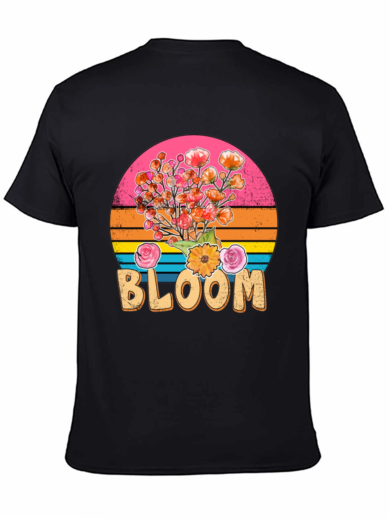 Retro Bloom T-Shirt - Floral Graphic Tee