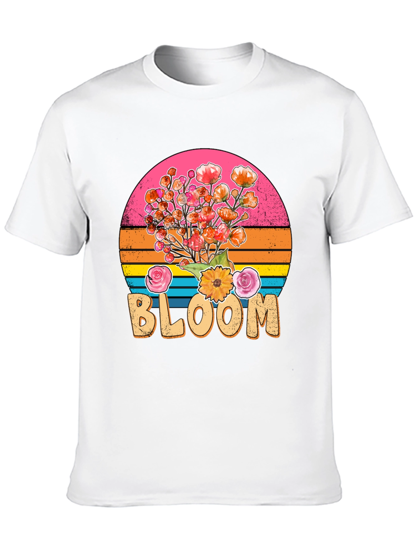 Retro Bloom T-Shirt - Floral Graphic Tee