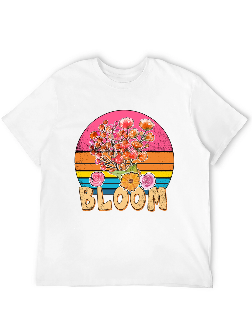 Retro Bloom T-Shirt - Floral Graphic Tee