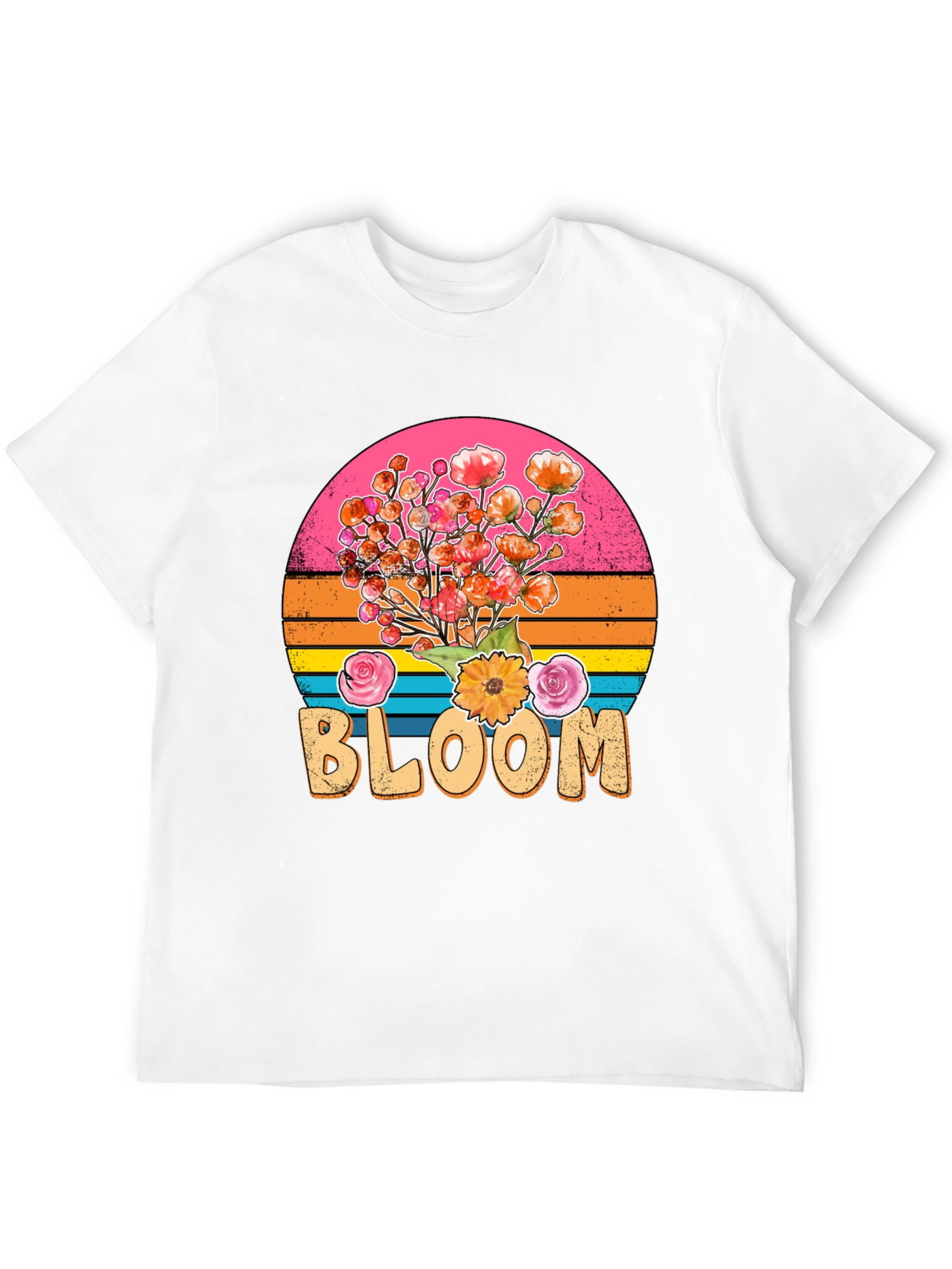 Retro Bloom T-Shirt - Floral Graphic Tee