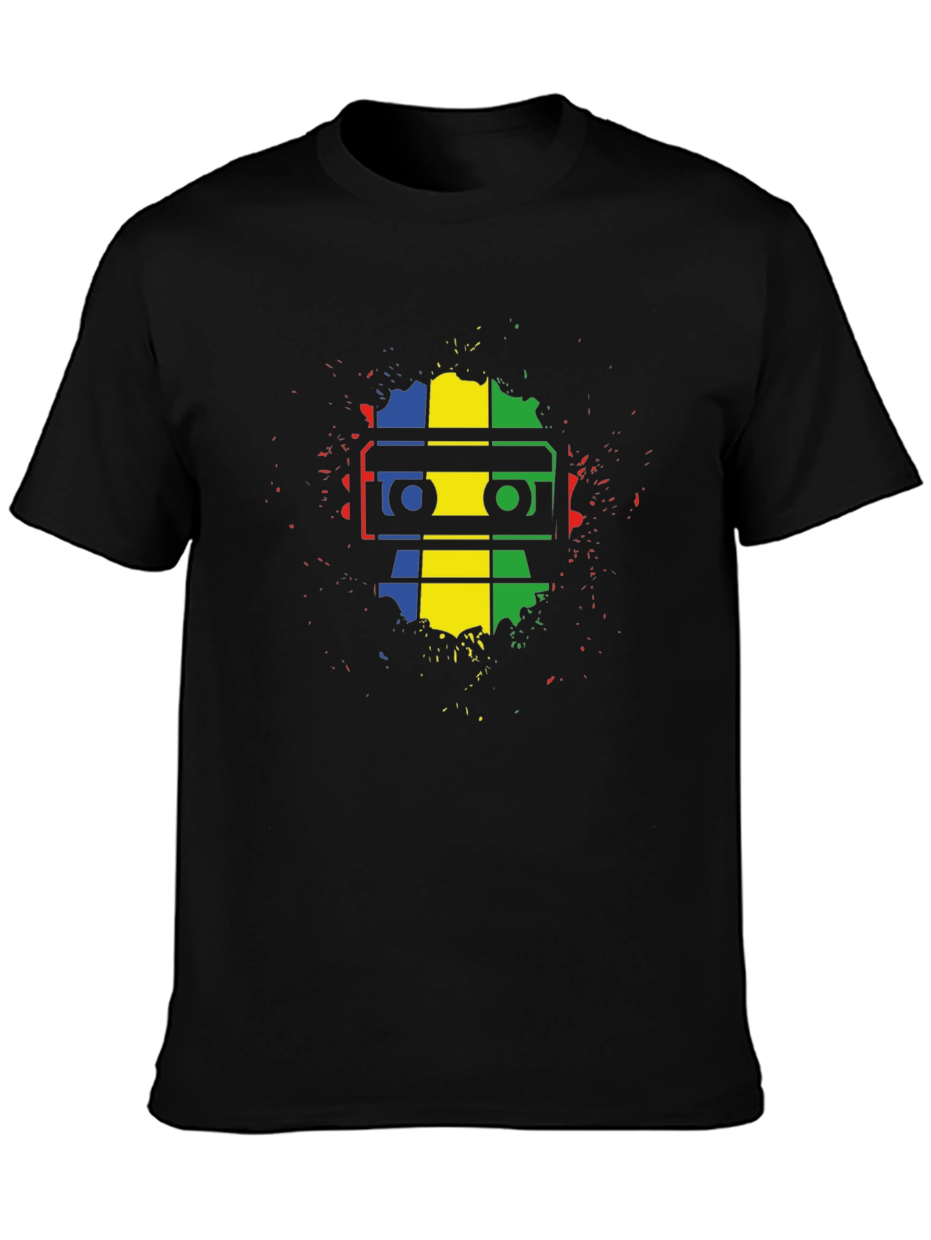 Retro Mixtape T-Shirt - Colorful Music Lover Tee