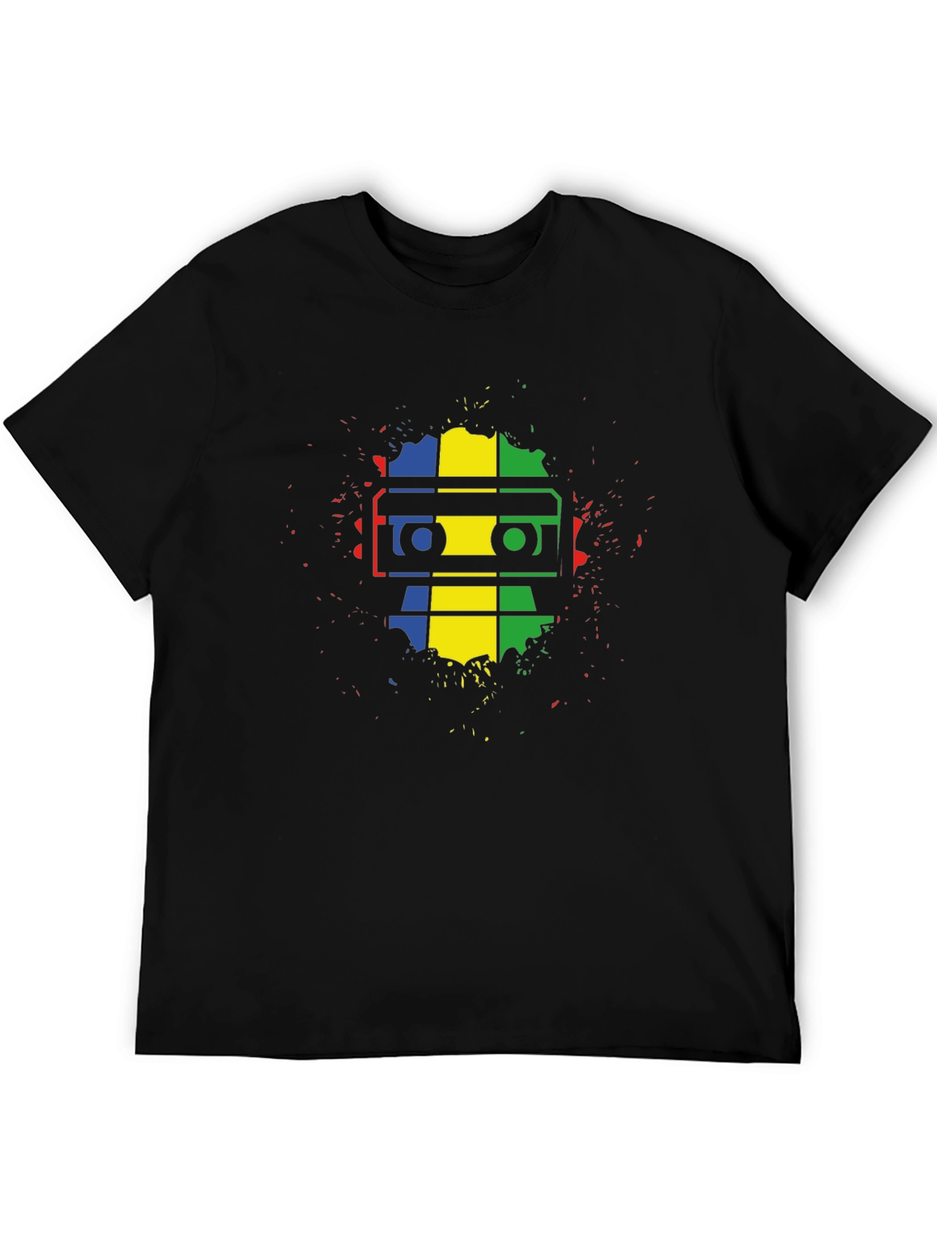 Retro Mixtape T-Shirt - Colorful Music Lover Tee