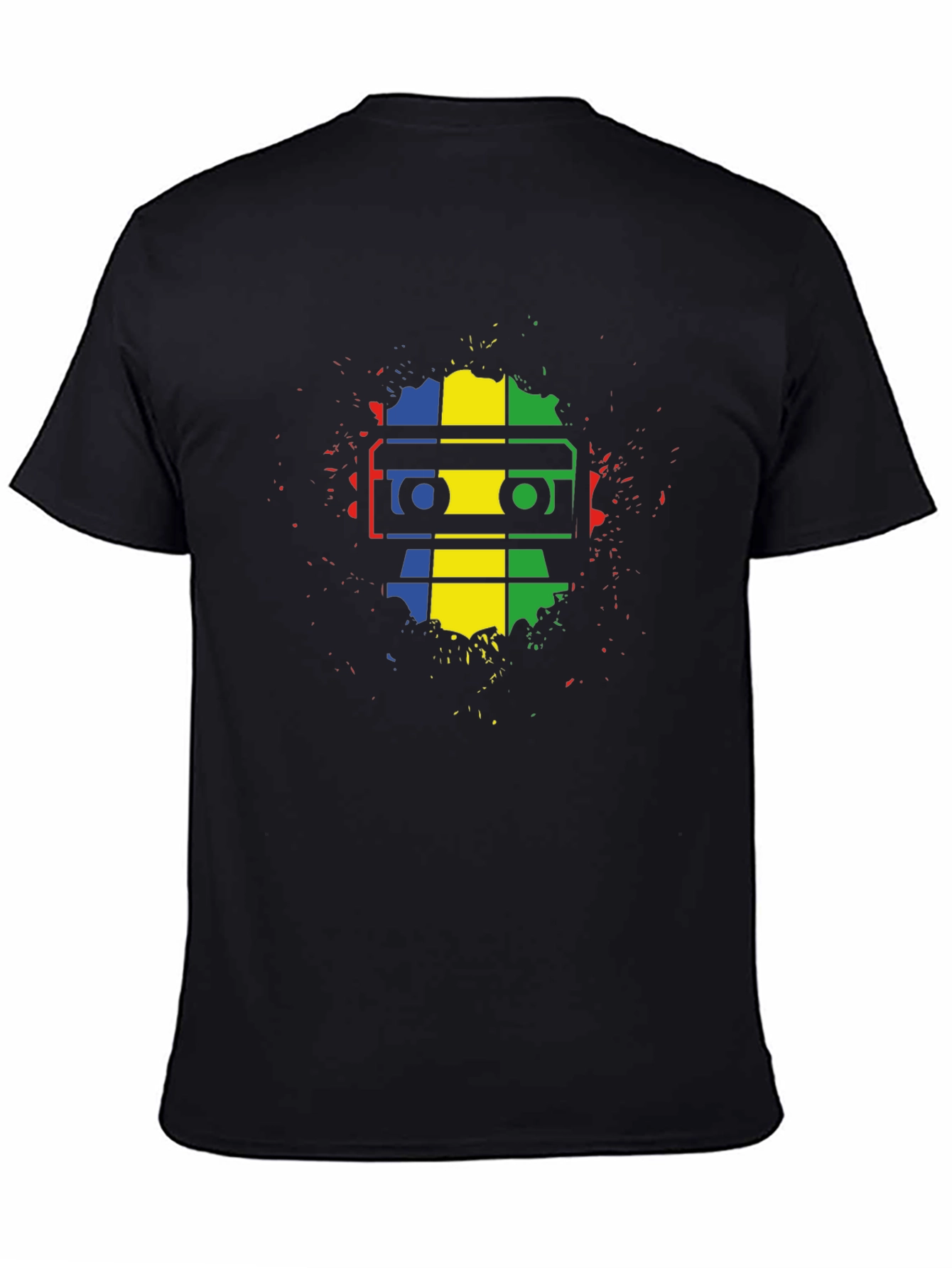 Retro Mixtape T-Shirt - Colorful Music Lover Tee