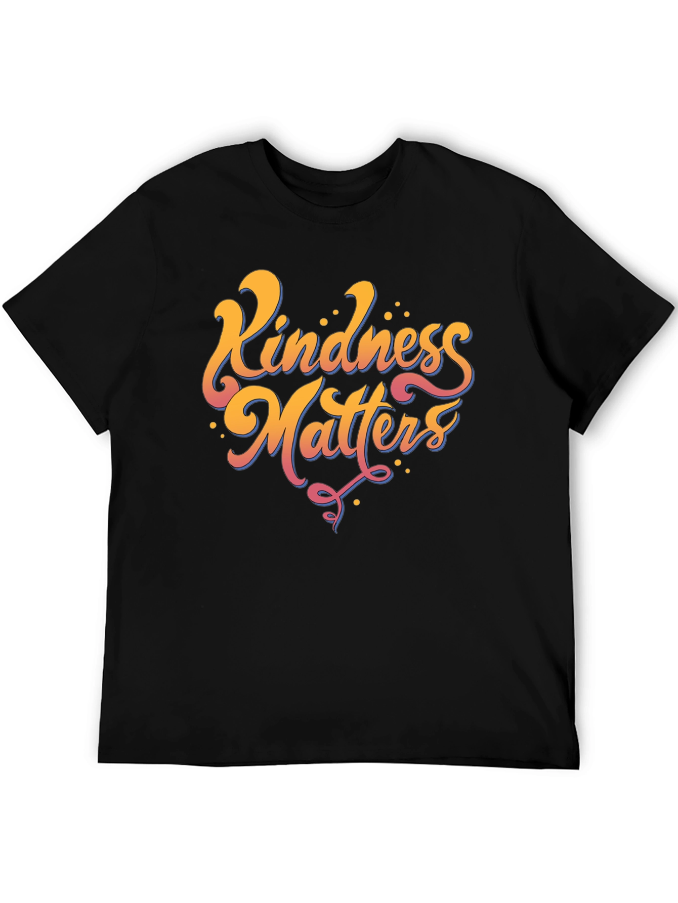 Kindness Matters Graphic Tee - Black