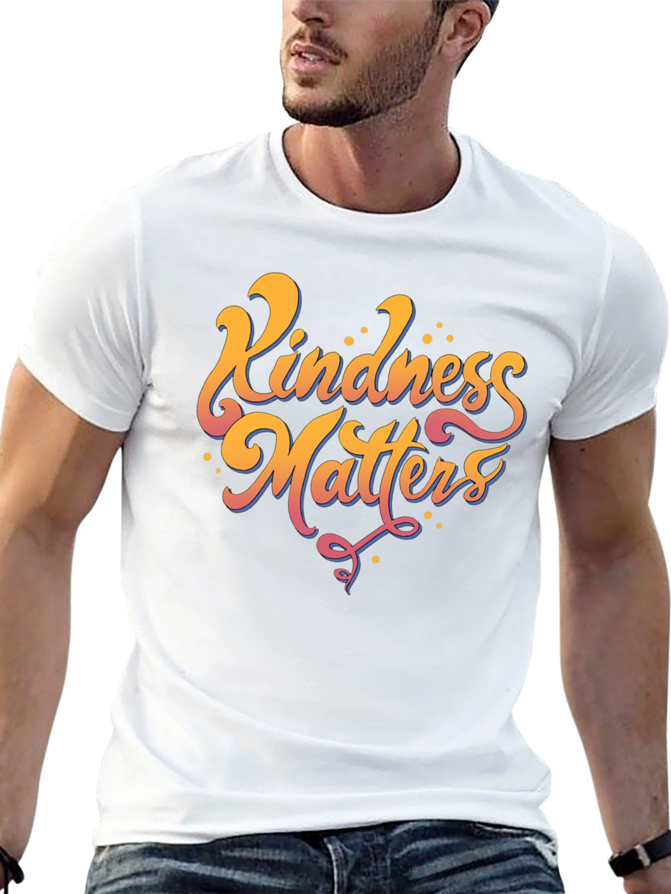 Kindness Matters Graphic Tee - Black