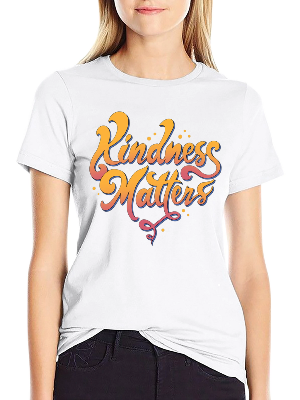 Kindness Matters Graphic Tee - Black