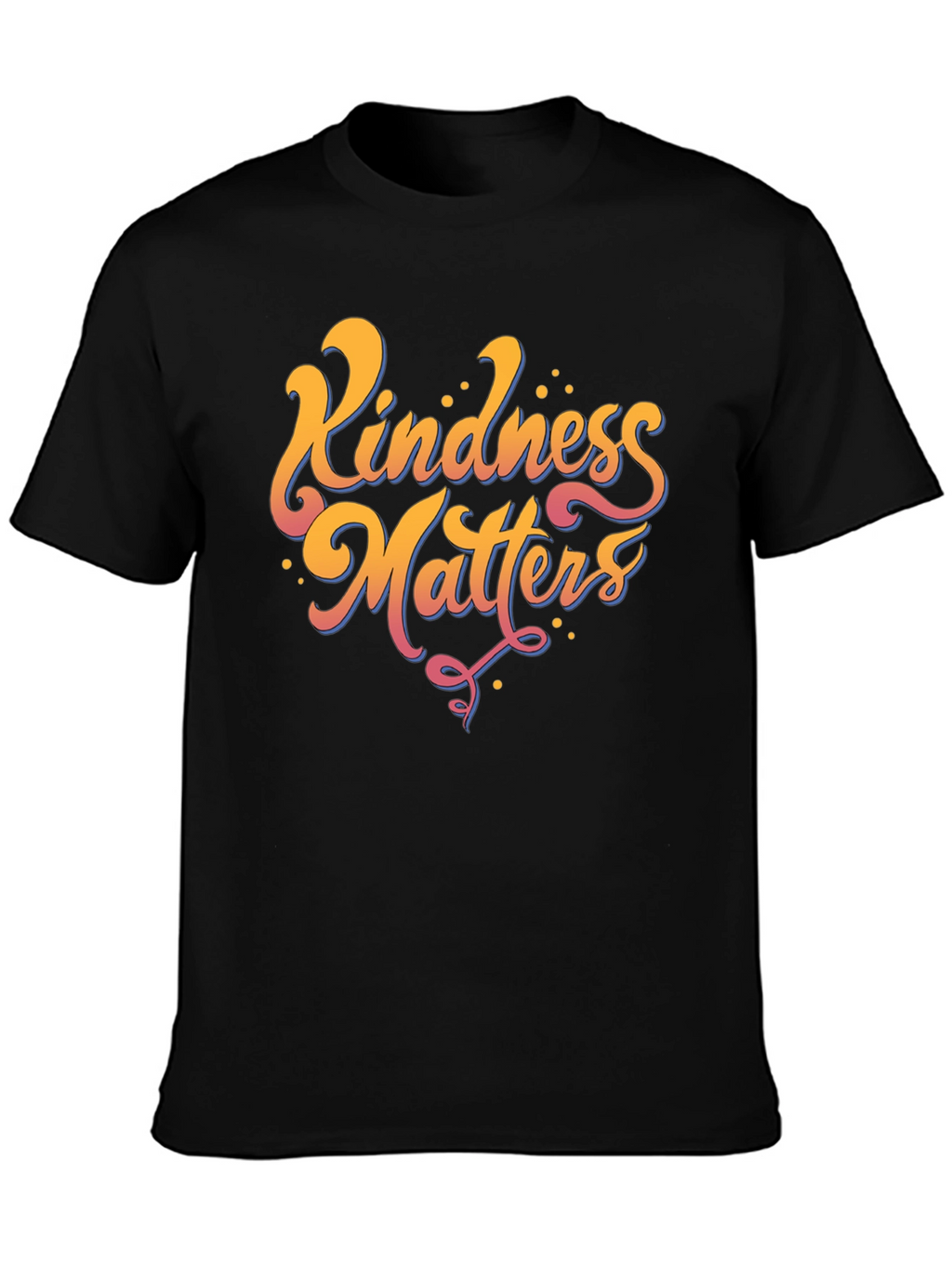 Kindness Matters Graphic Tee - Black