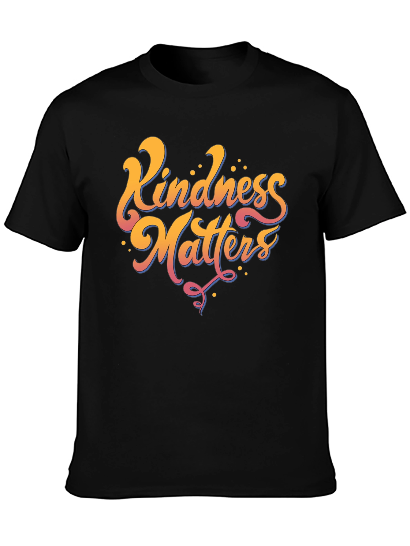Kindness Matters Graphic Tee - Black