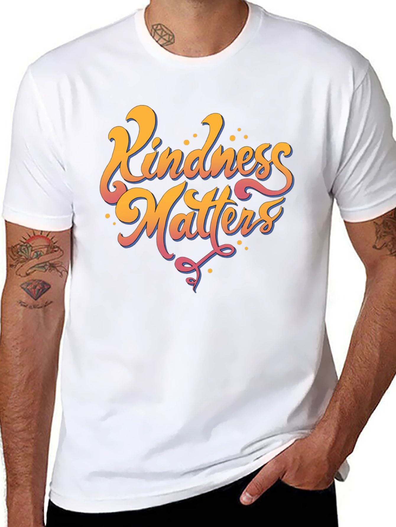 Kindness Matters Graphic Tee - Black