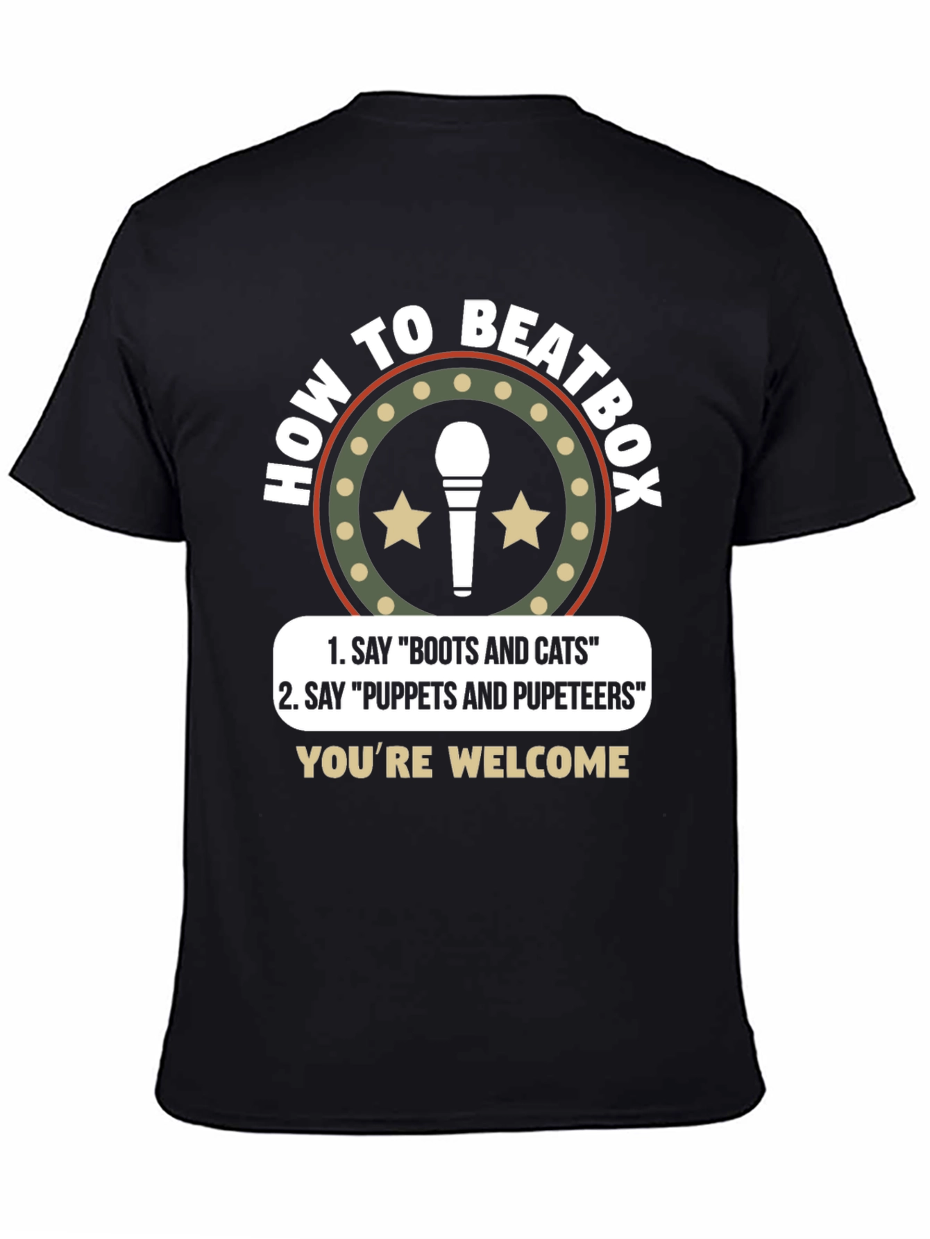 How to Beatbox T-Shirt Funny Music Gift