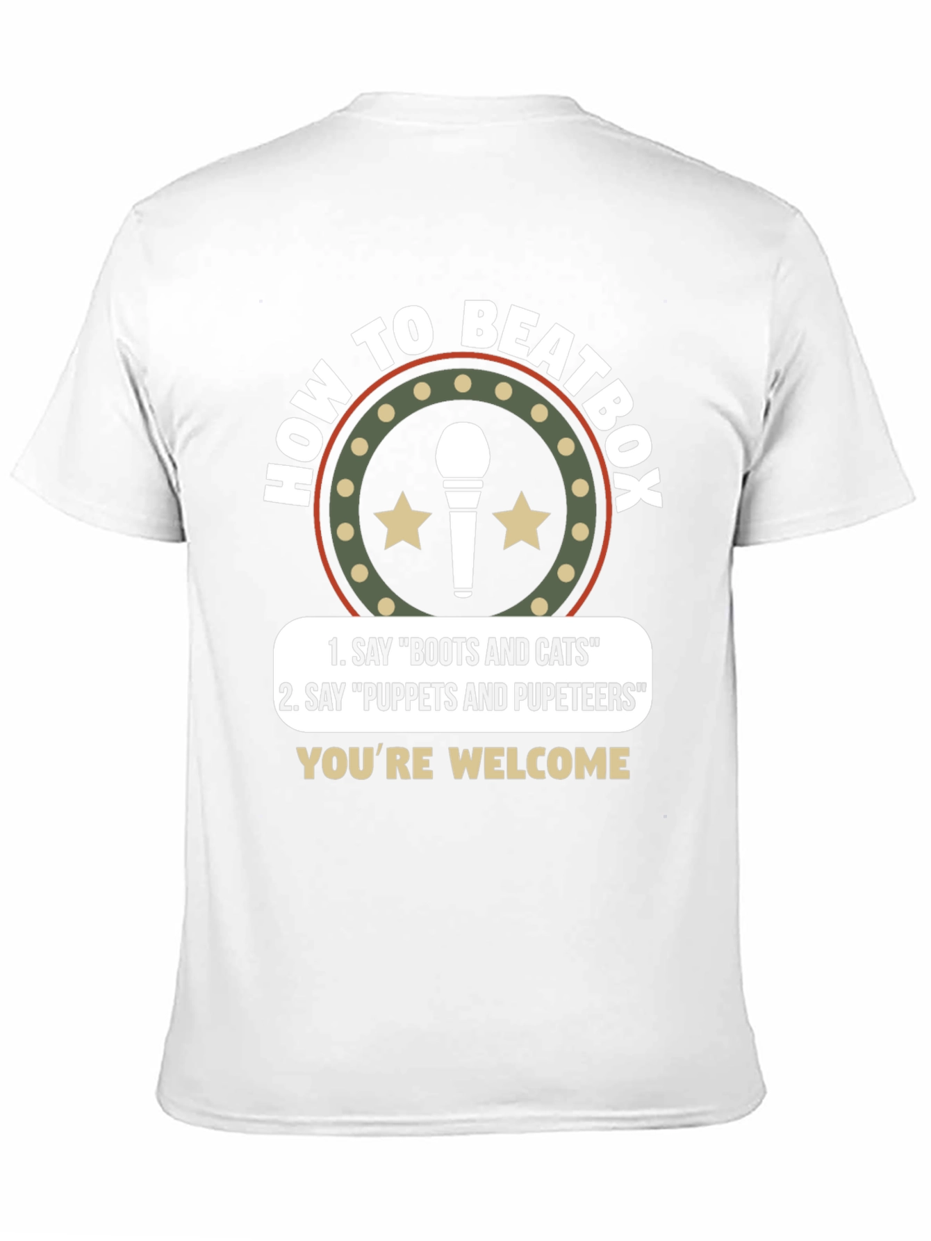 How to Beatbox T-Shirt Funny Music Gift