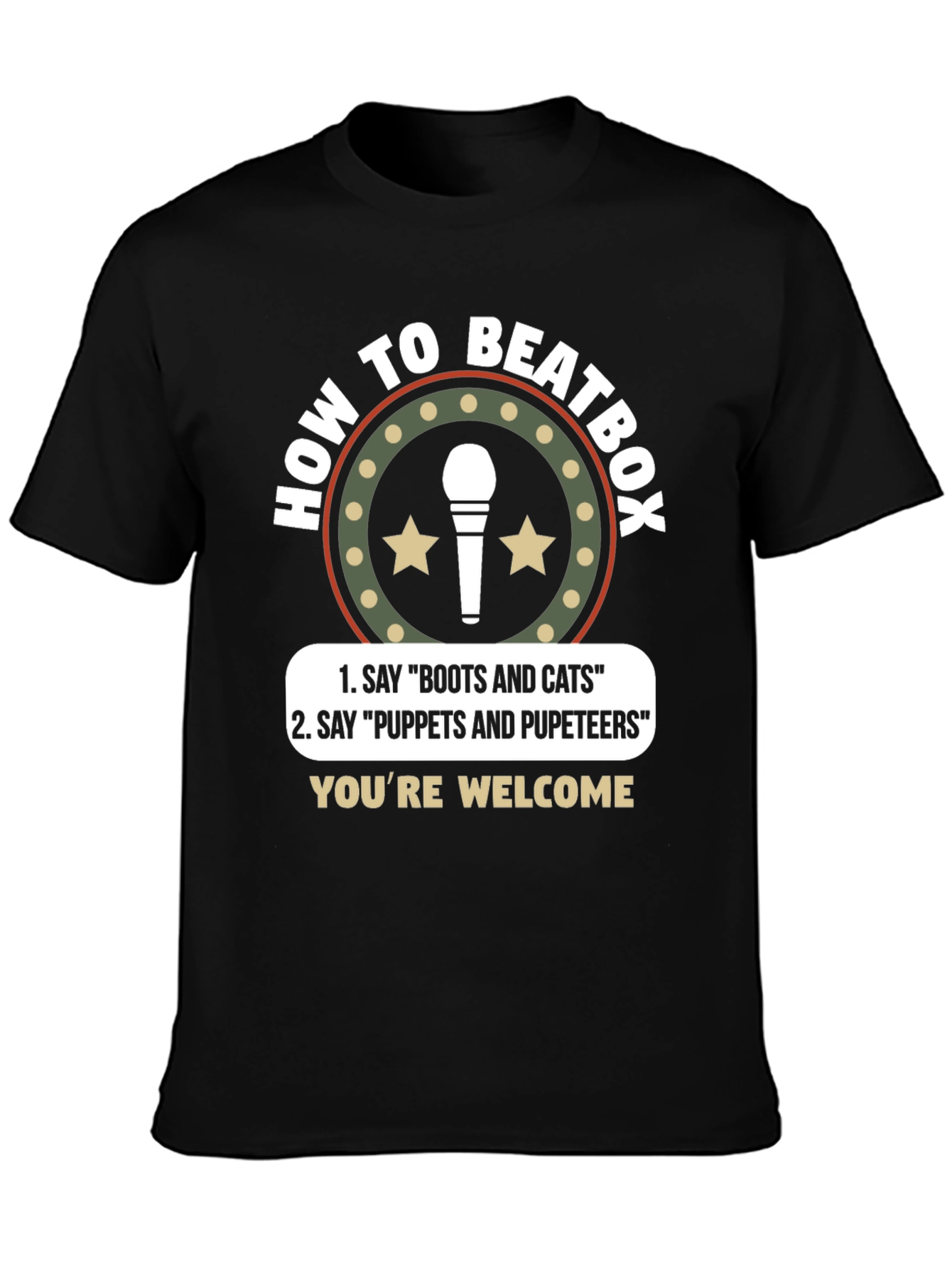 How to Beatbox T-Shirt Funny Music Gift