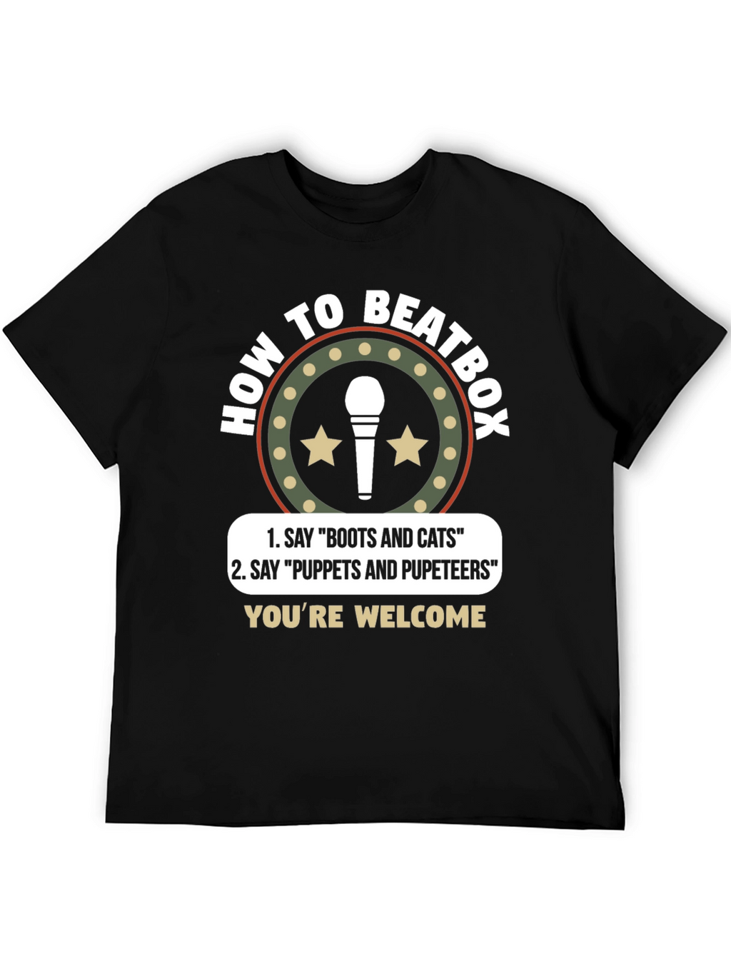 How to Beatbox T-Shirt Funny Music Gift