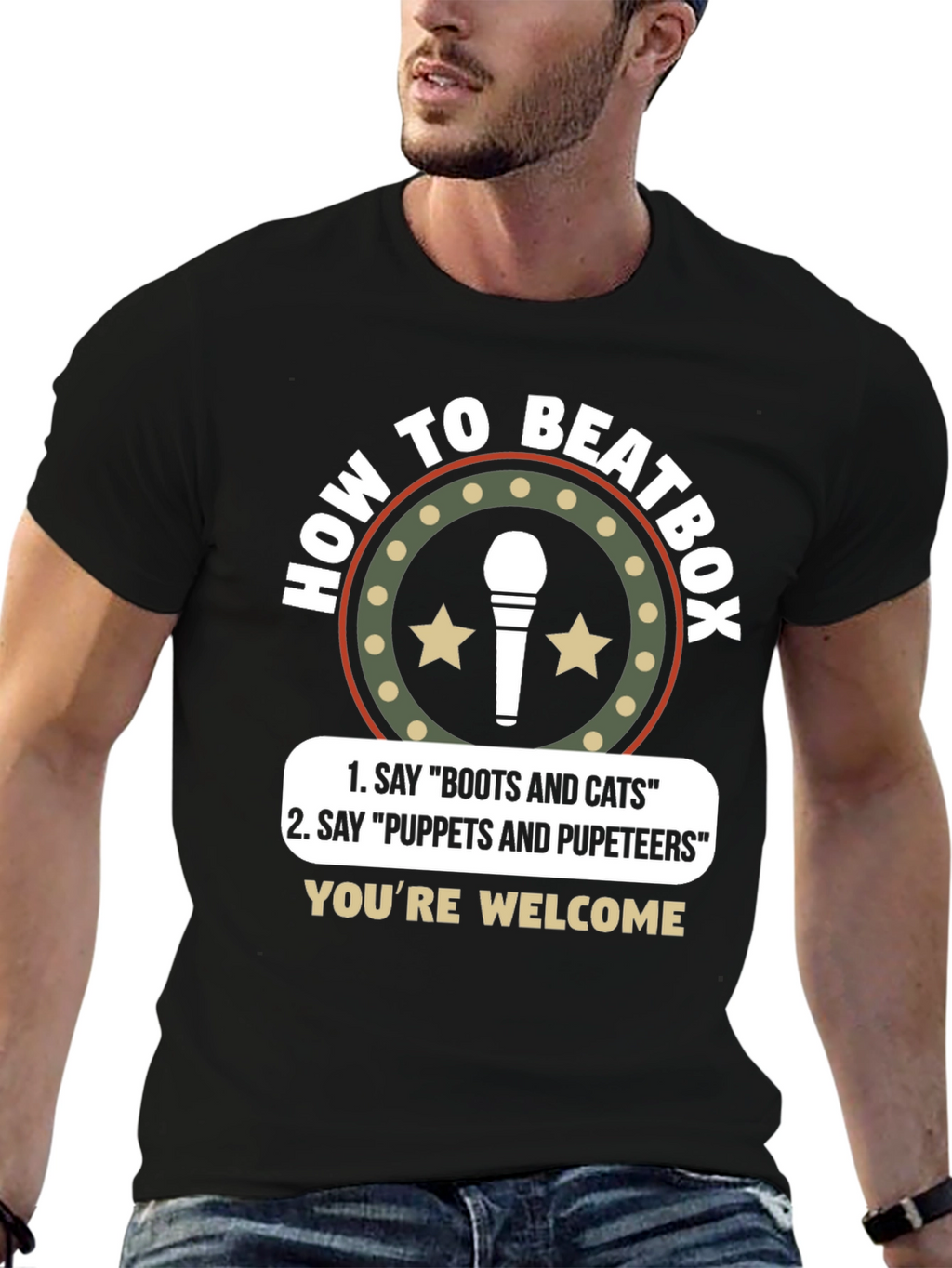 How to Beatbox T-Shirt Funny Music Gift