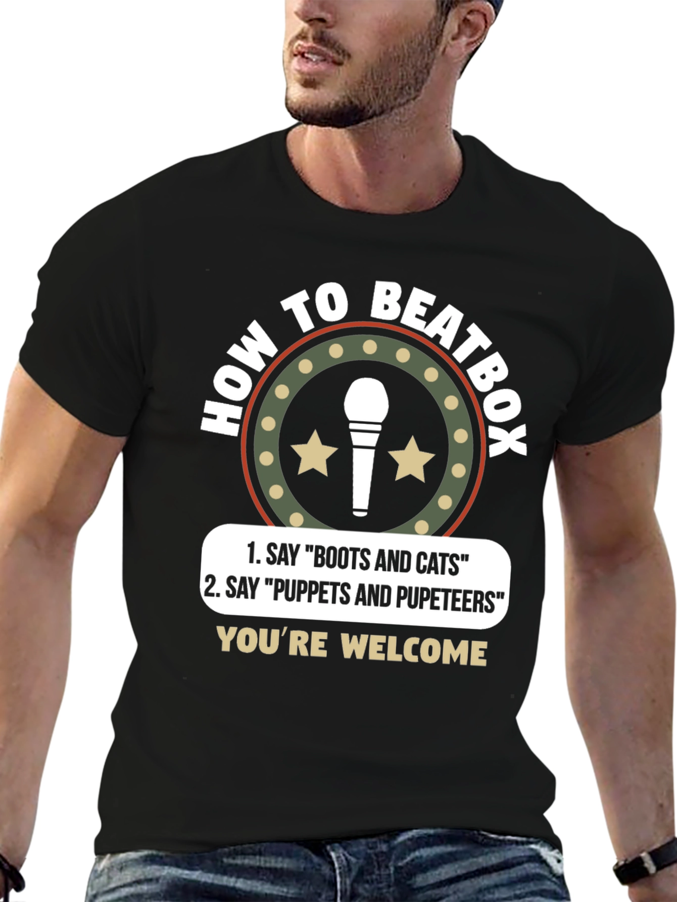 How to Beatbox T-Shirt Funny Music Gift