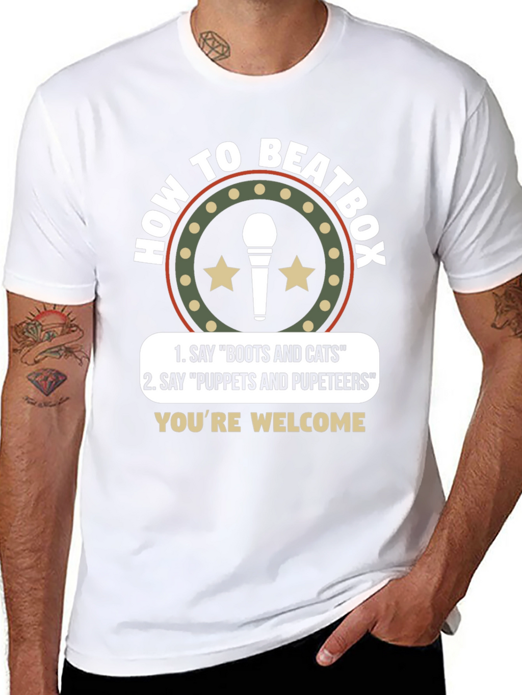 How to Beatbox T-Shirt Funny Music Gift