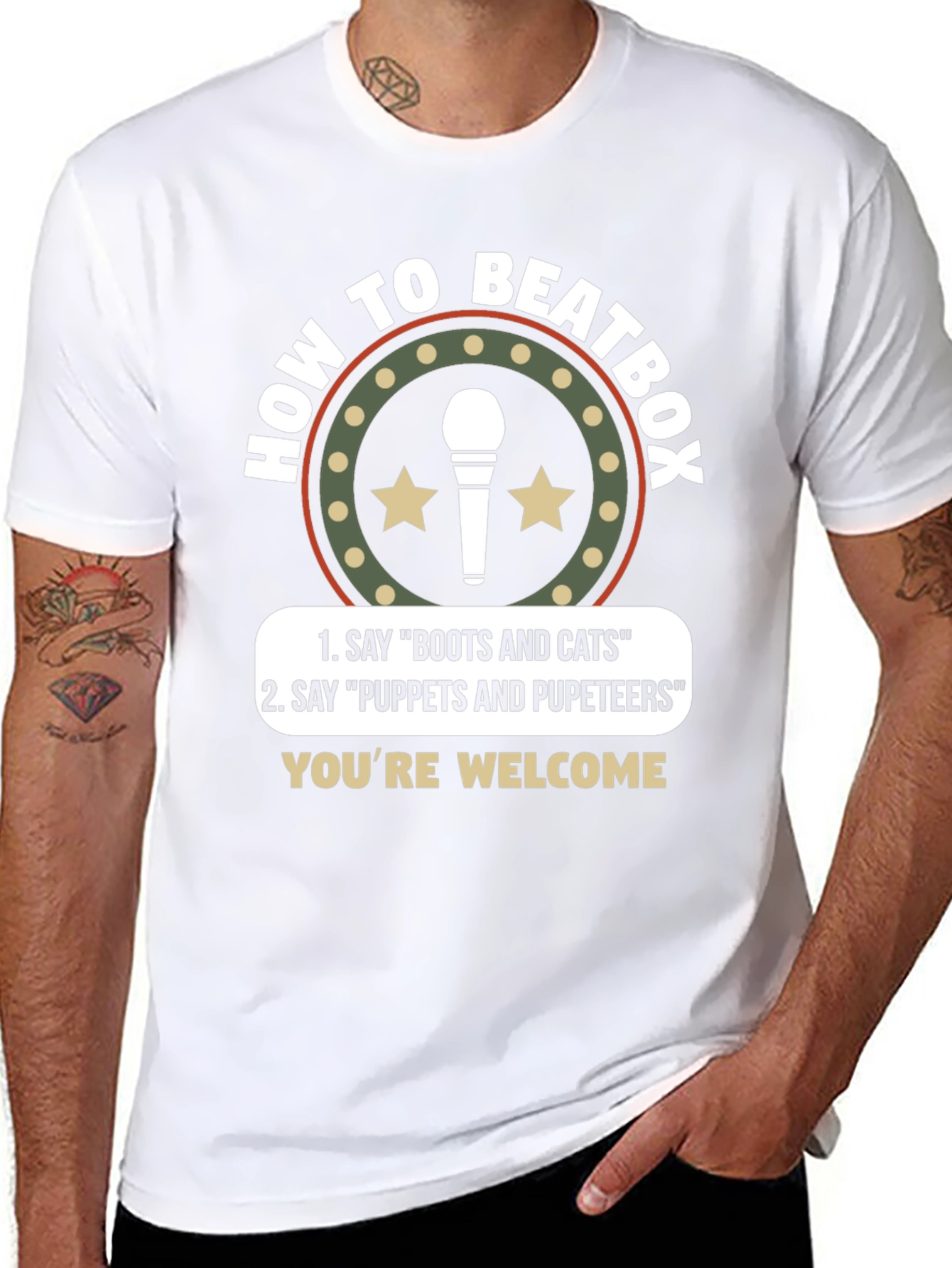 How to Beatbox T-Shirt Funny Music Gift