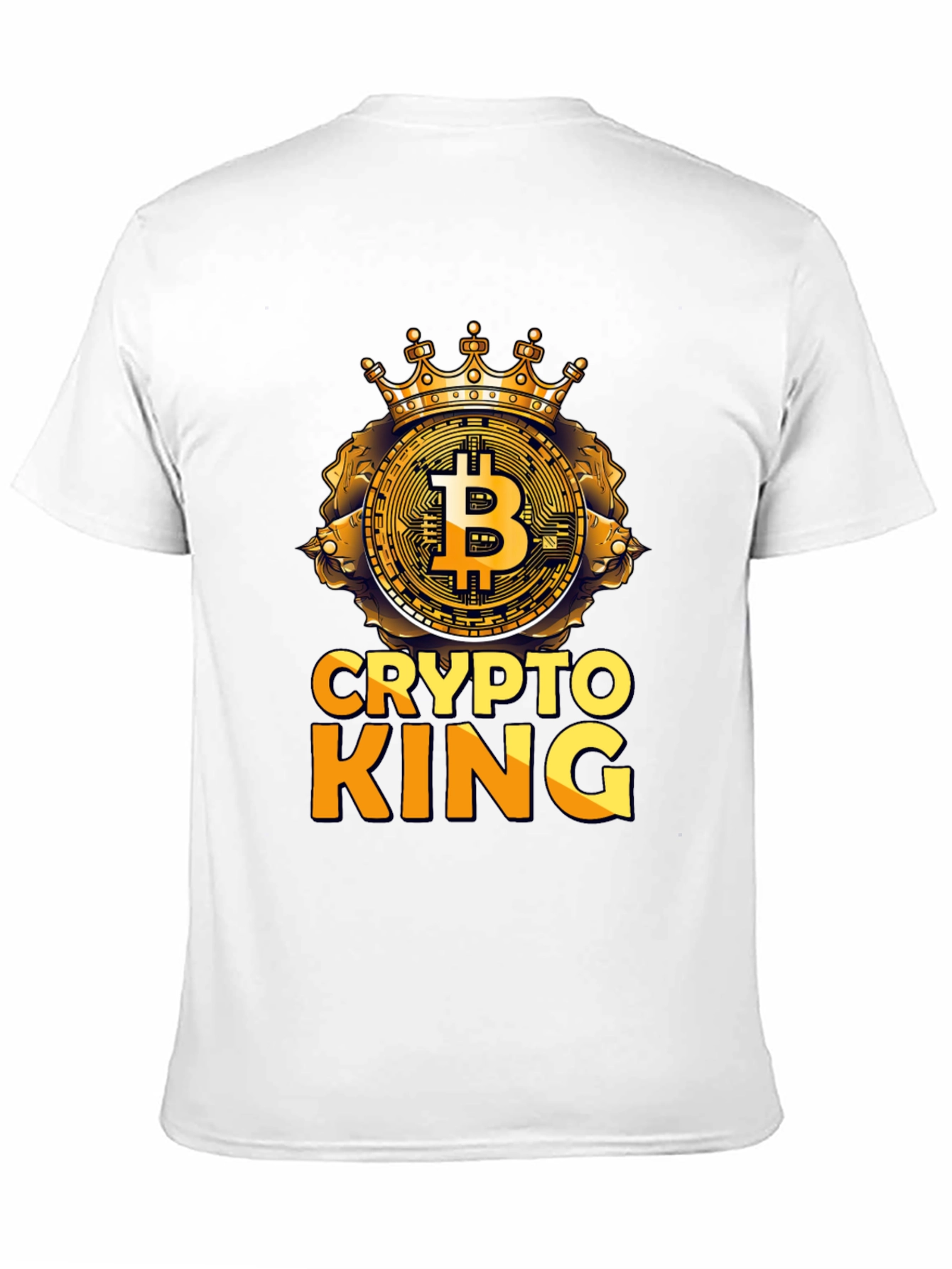 Crypto King Bitcoin T-Shirt - Black