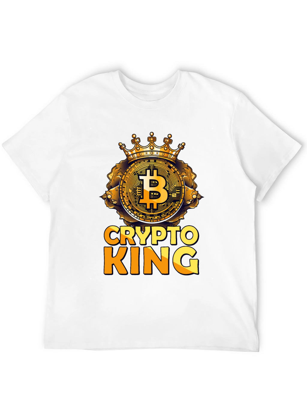 Crypto King Bitcoin T-Shirt - Black