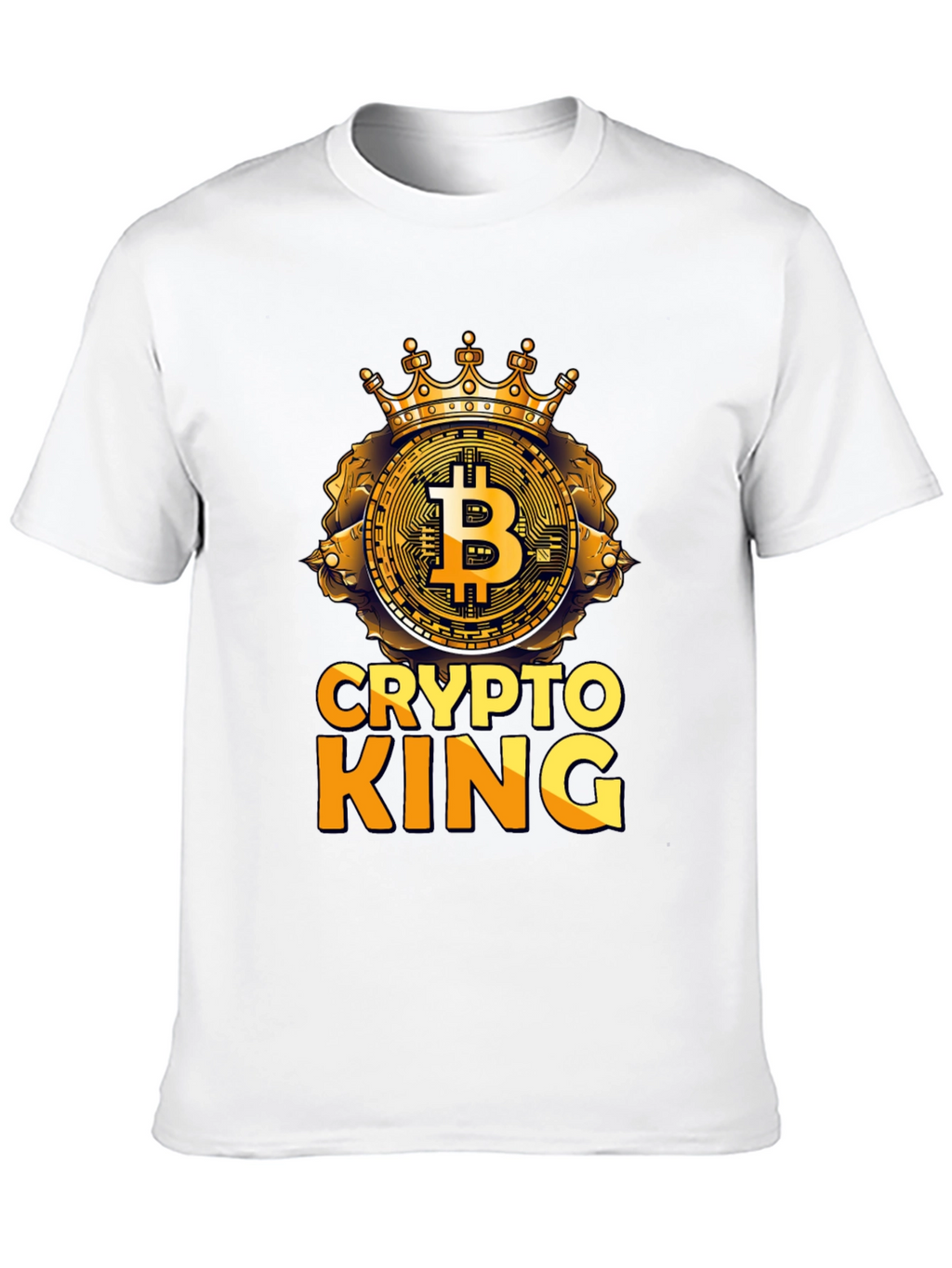 Crypto King Bitcoin T-Shirt - Black