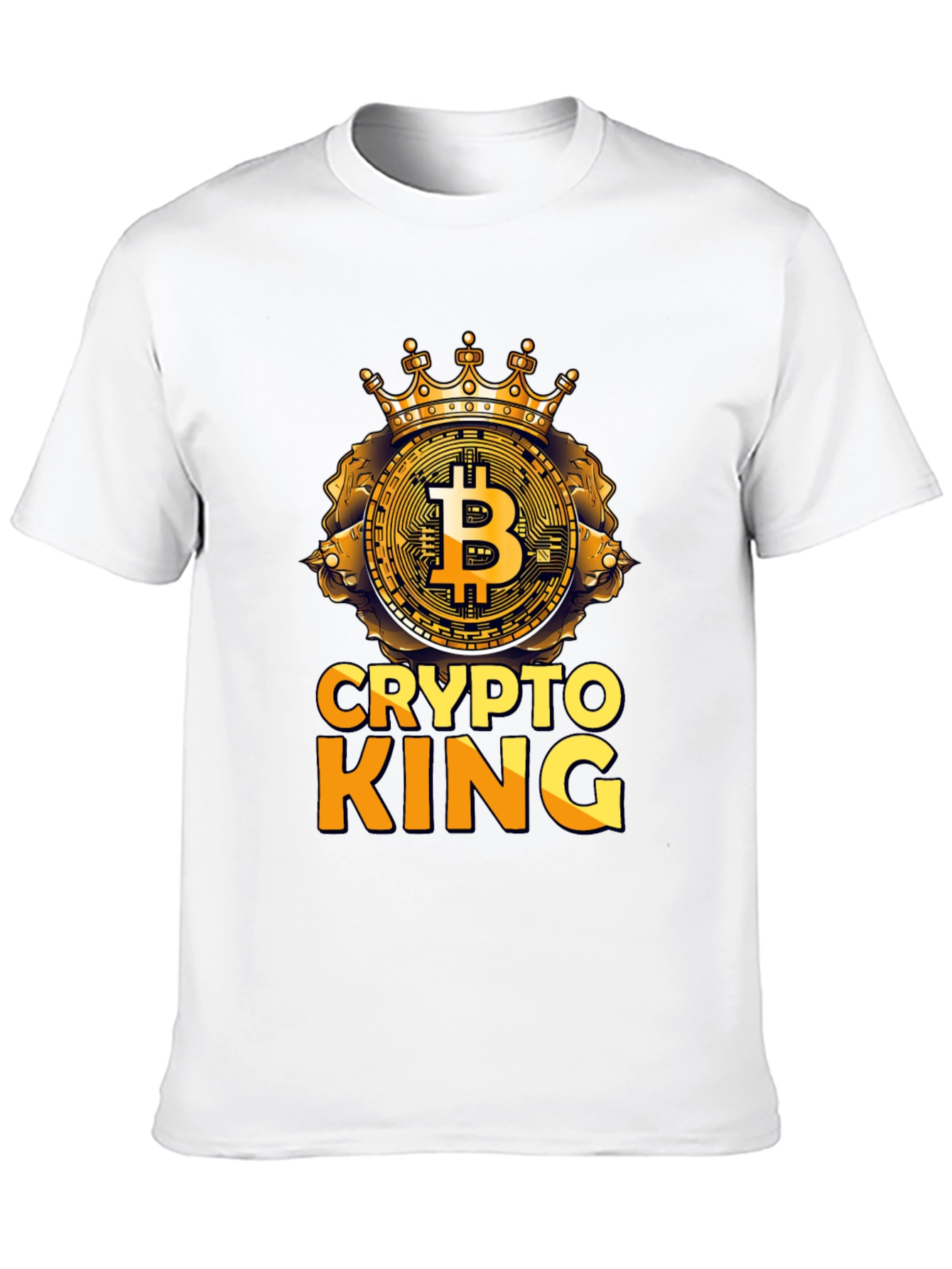 Crypto King Bitcoin T-Shirt - Black