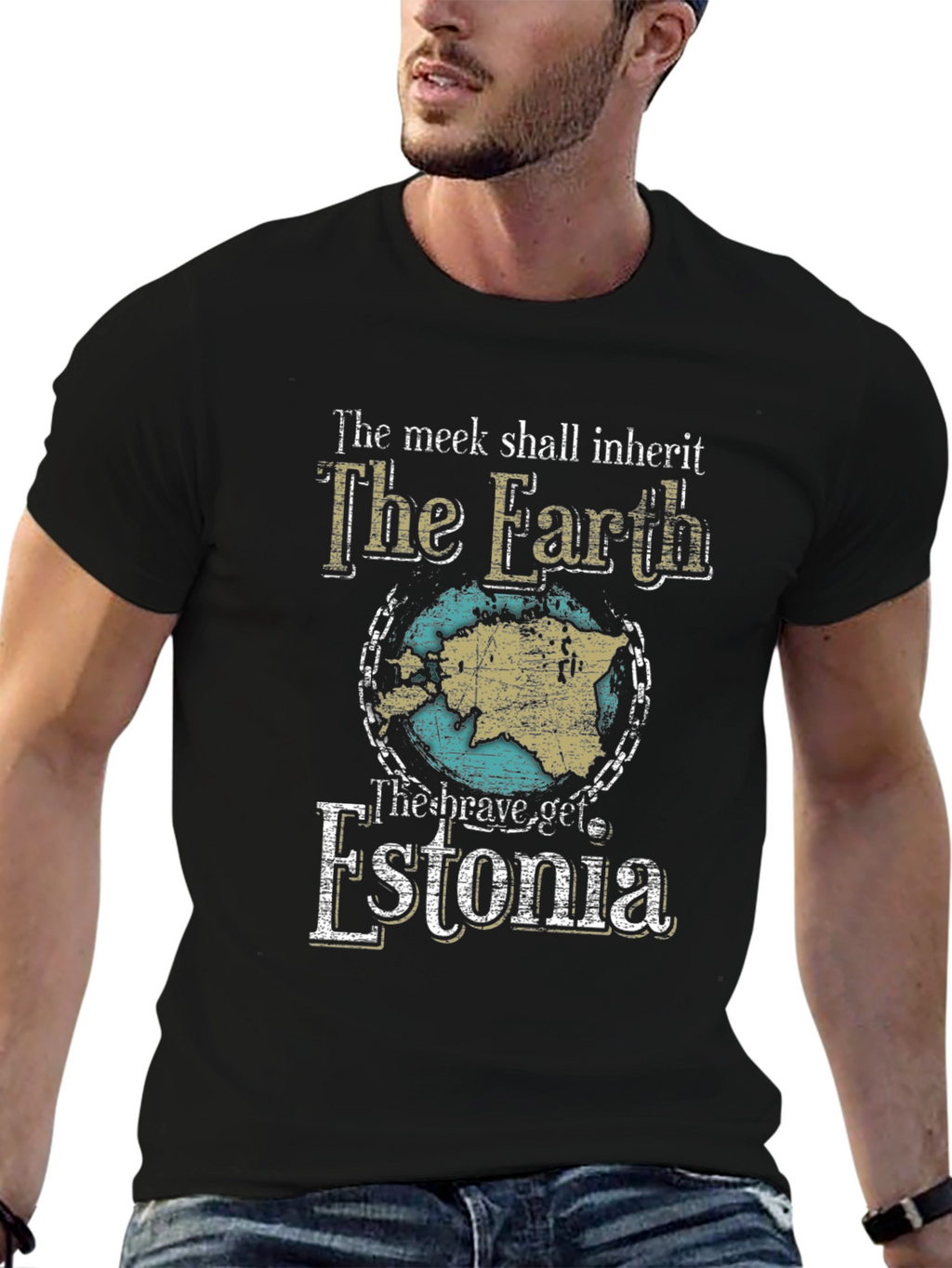 The Meek Shall Inherit Earth Estonia T-Shirt