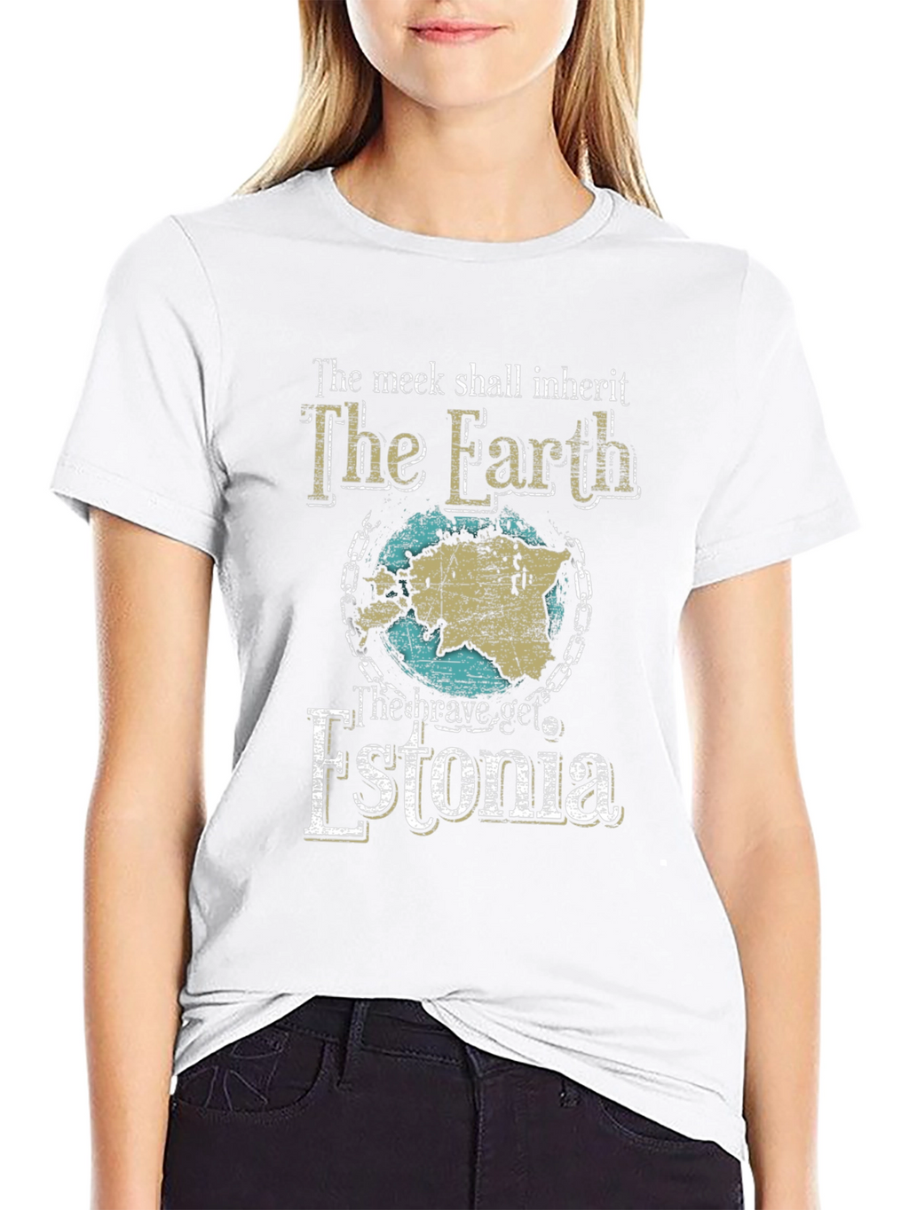 The Meek Shall Inherit Earth Estonia T-Shirt