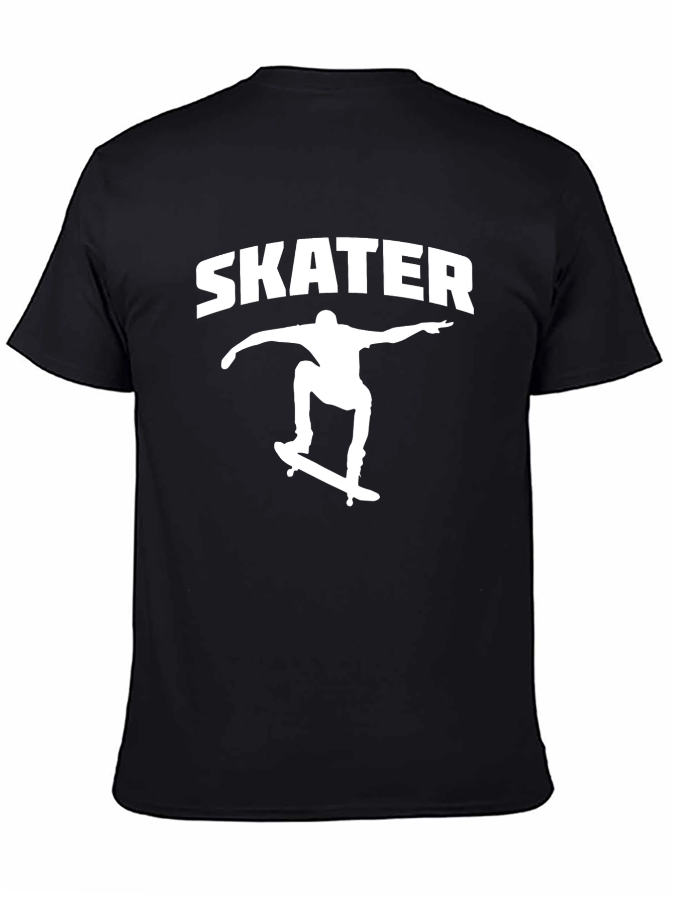 Skater Graphic Tee - Black