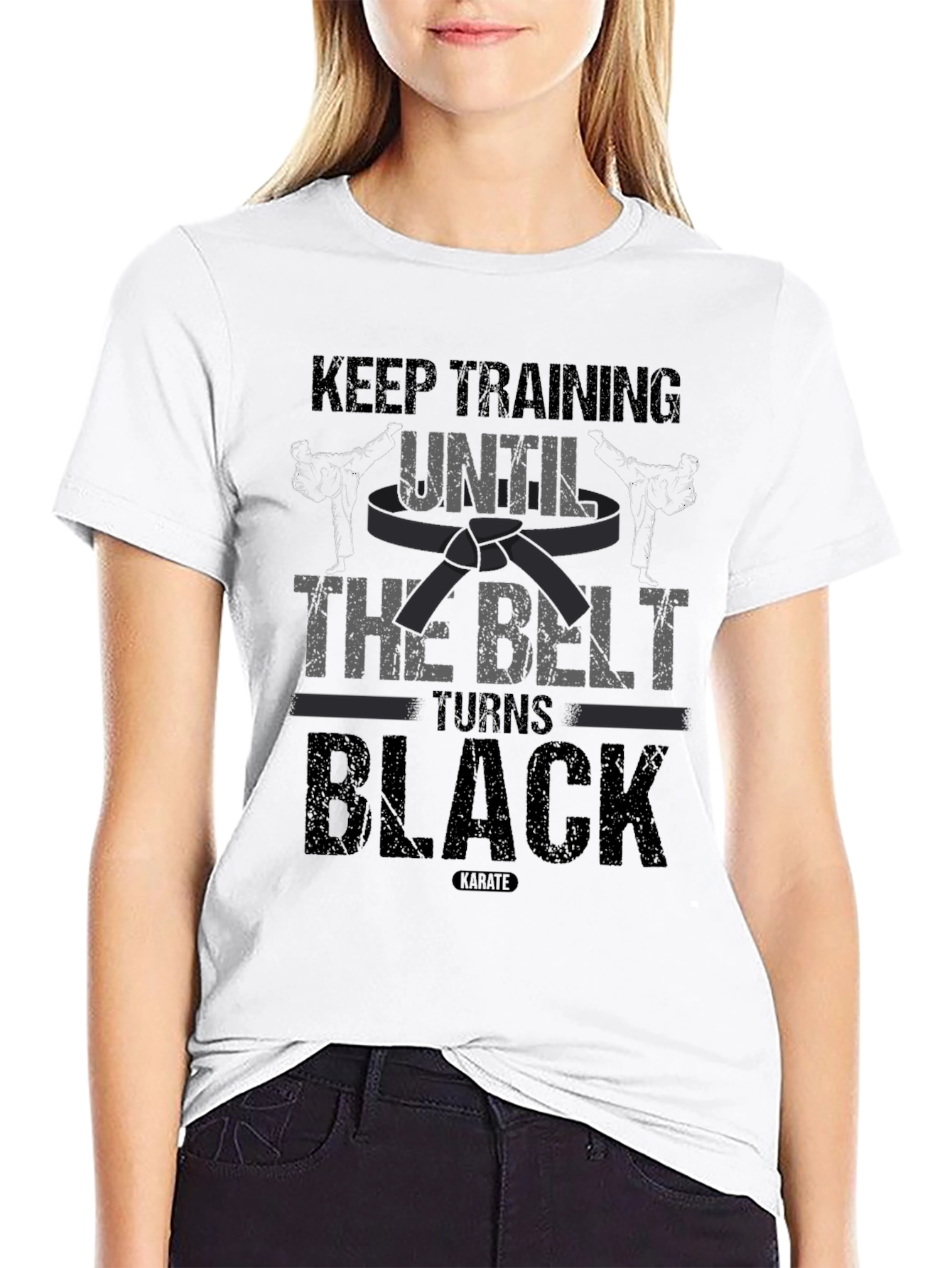 Keep Training Until The Belt Turns Black T-Shirt