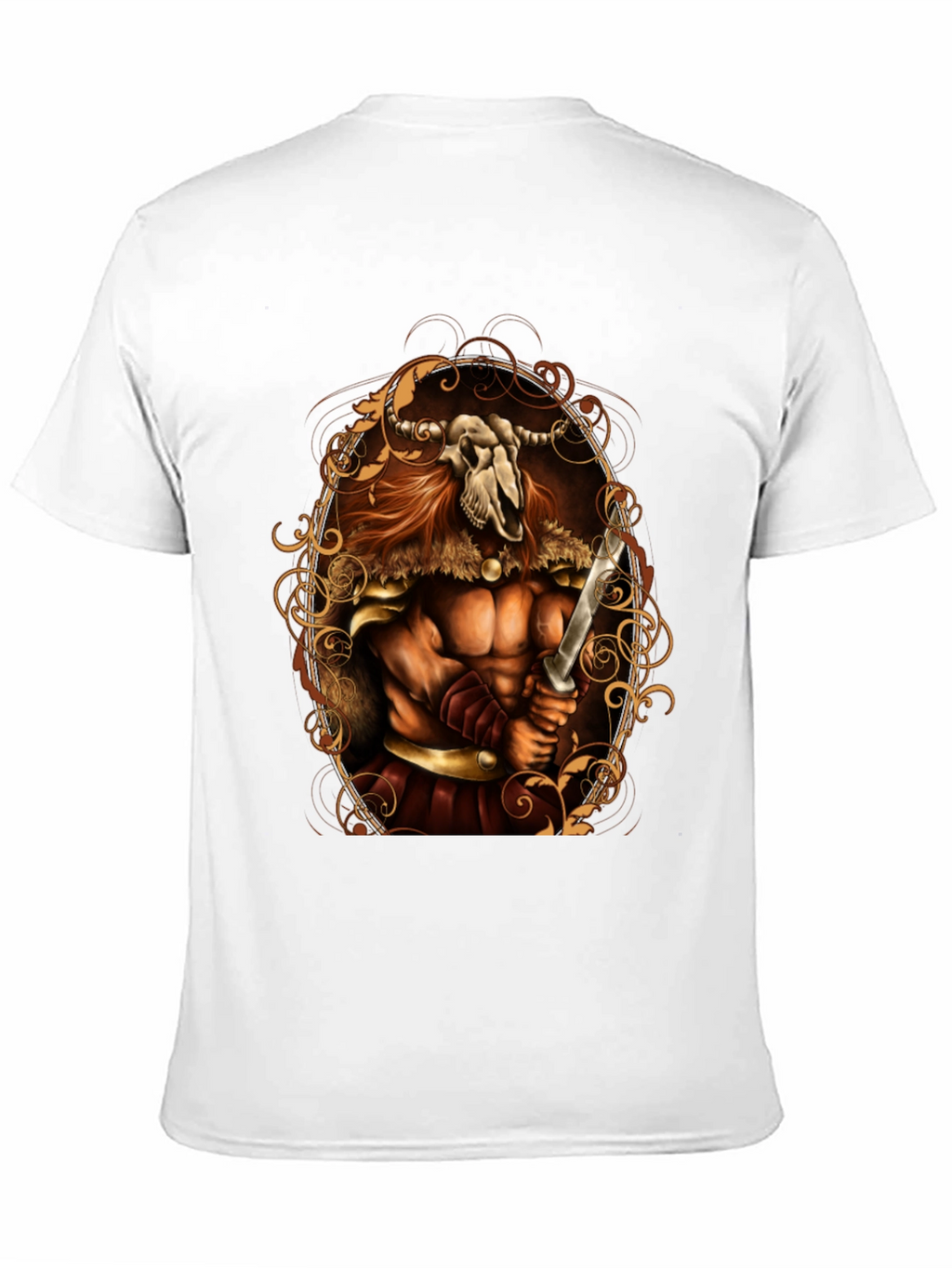 Viking Skull Warrior Graphic Tee