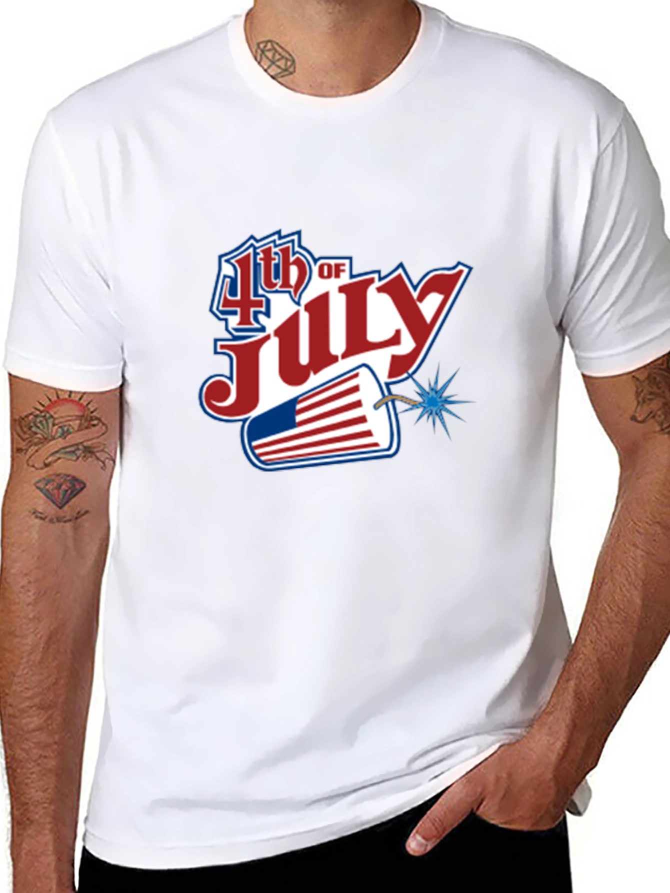4th of July Patriotic T-Shirt - USA Celebration
