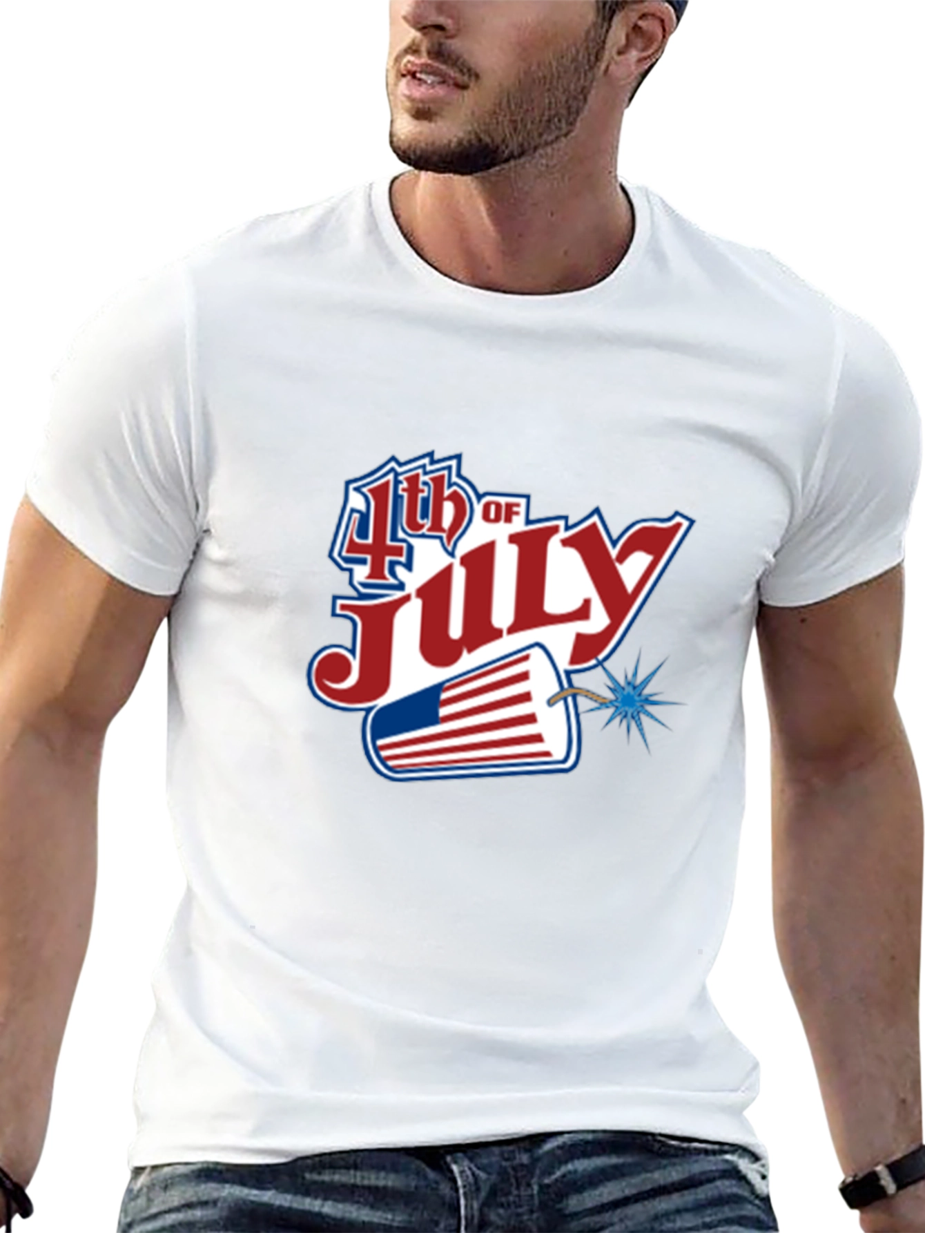 4th of July Patriotic T-Shirt - USA Celebration