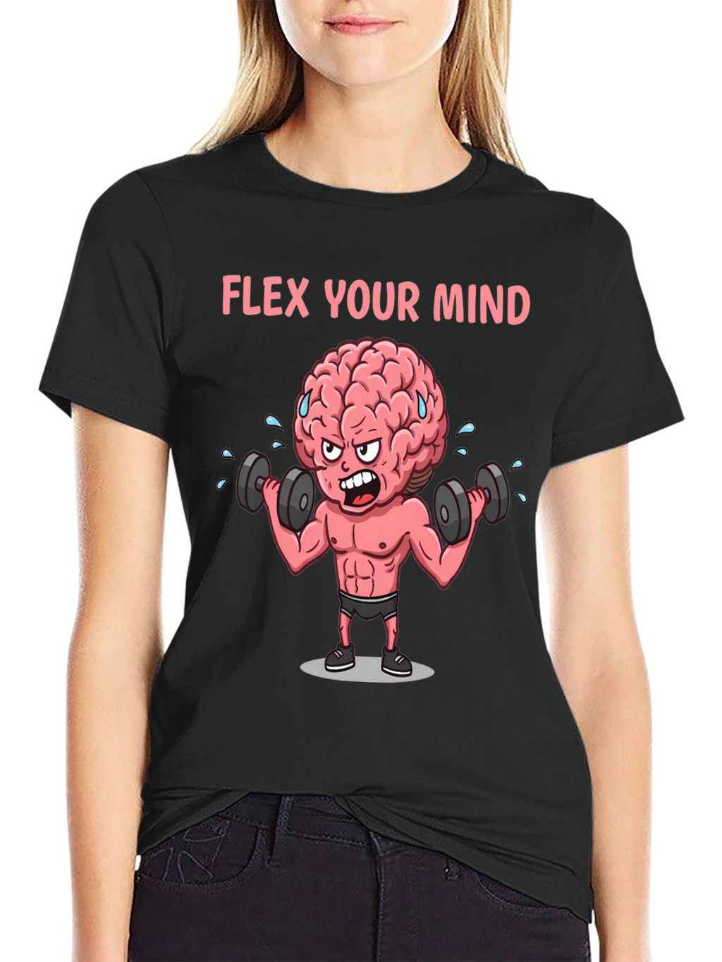 Flex Your Mind Graphic T-Shirt