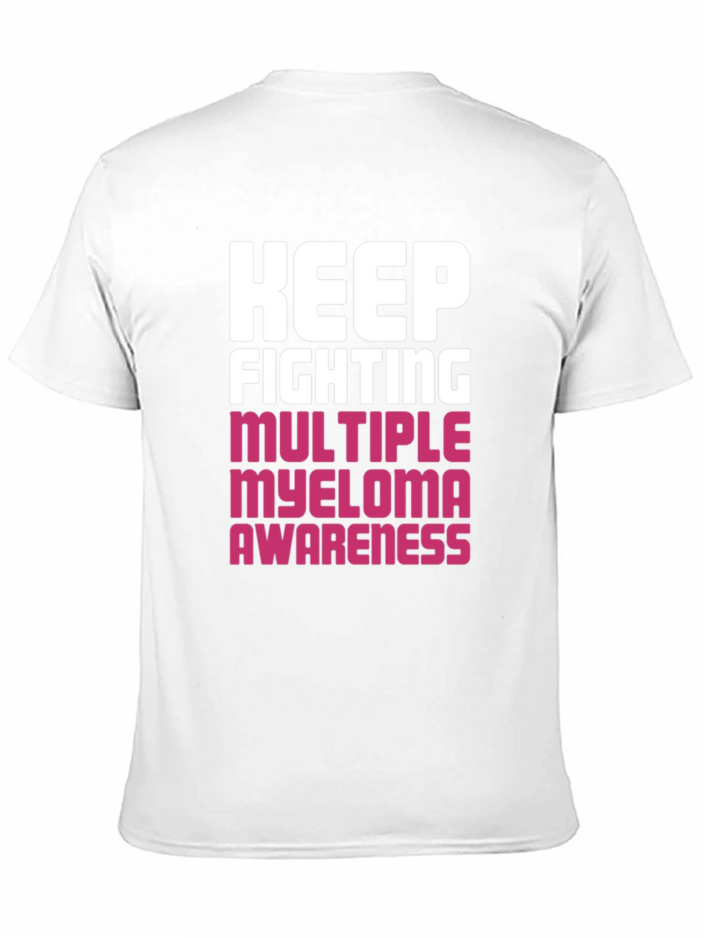 Keep Fighting Myeloma Awareness Black T-Shirt