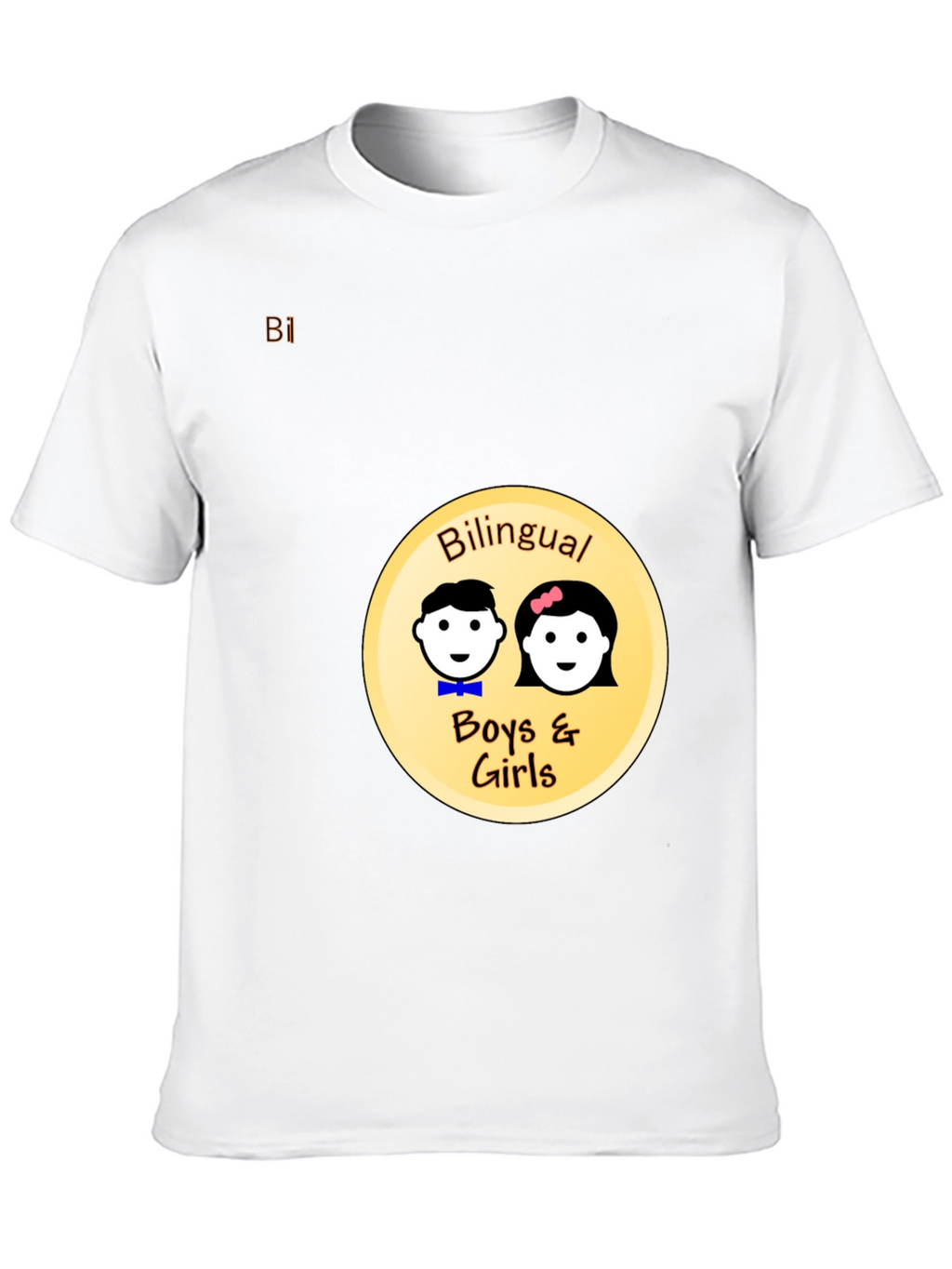 Bilingual Boys & Girls Black T-Shirt