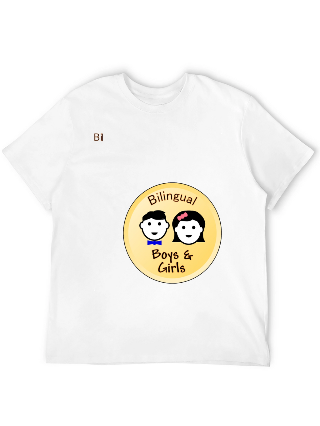 Bilingual Boys & Girls Black T-Shirt