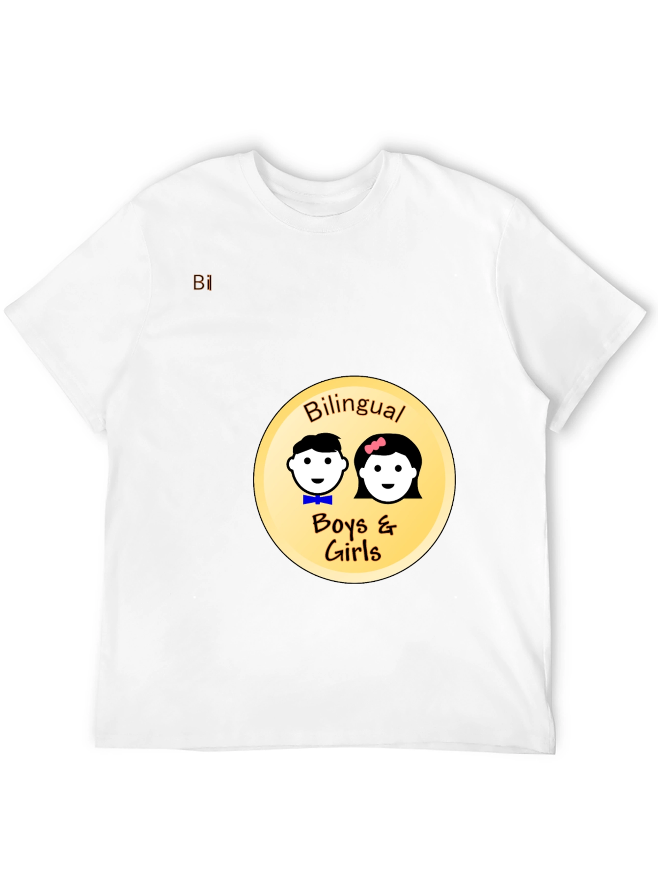 Bilingual Boys & Girls Black T-Shirt